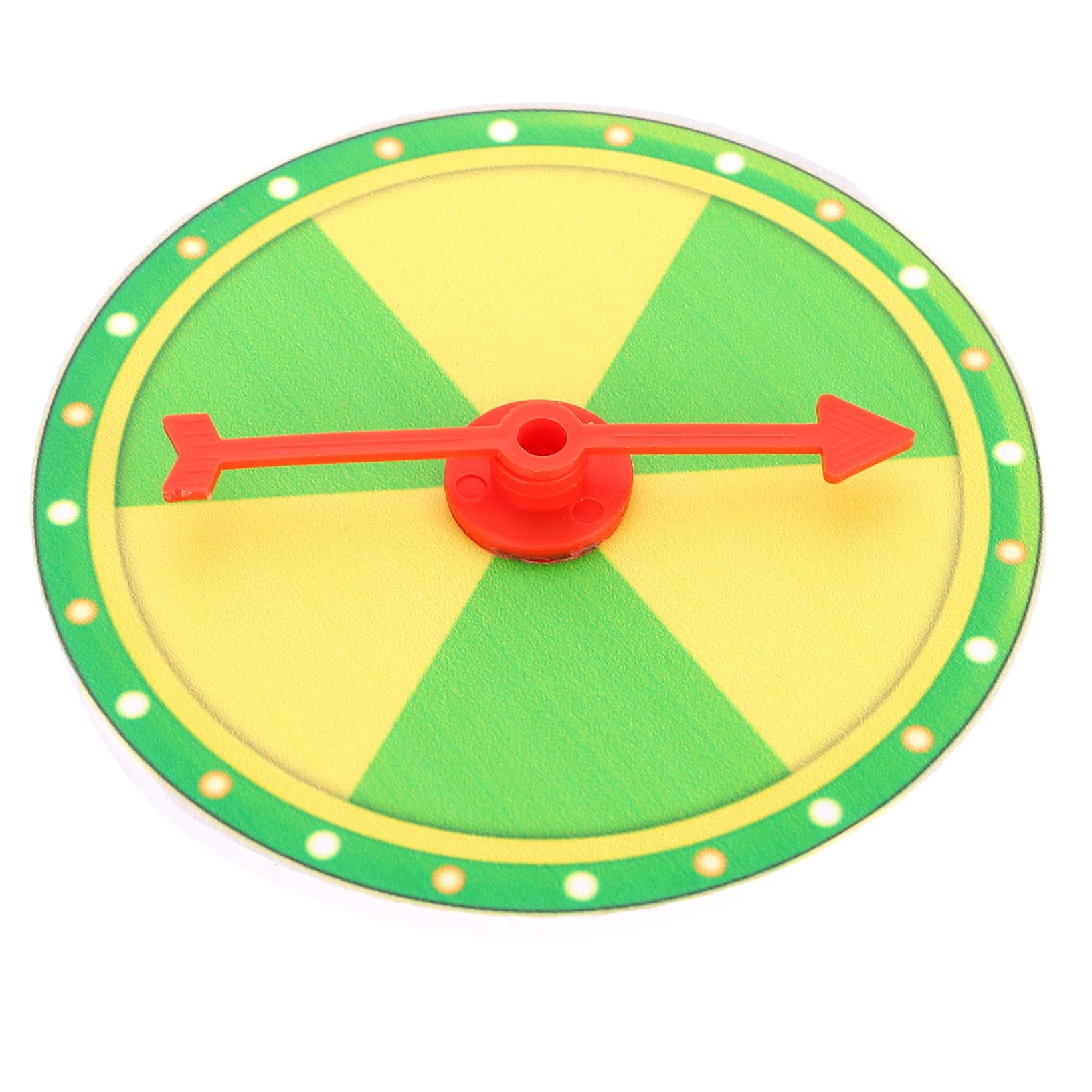 Totority Plastic Prize Wheel Game Prize Wheel Decorative Wall Turntable DIY Game Prop