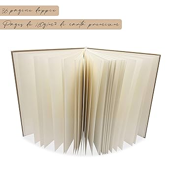 Libro Ospiti Matrimonio Plantvibes - 72 Pagine Premium, Stile Vintage, Titolo Dorato