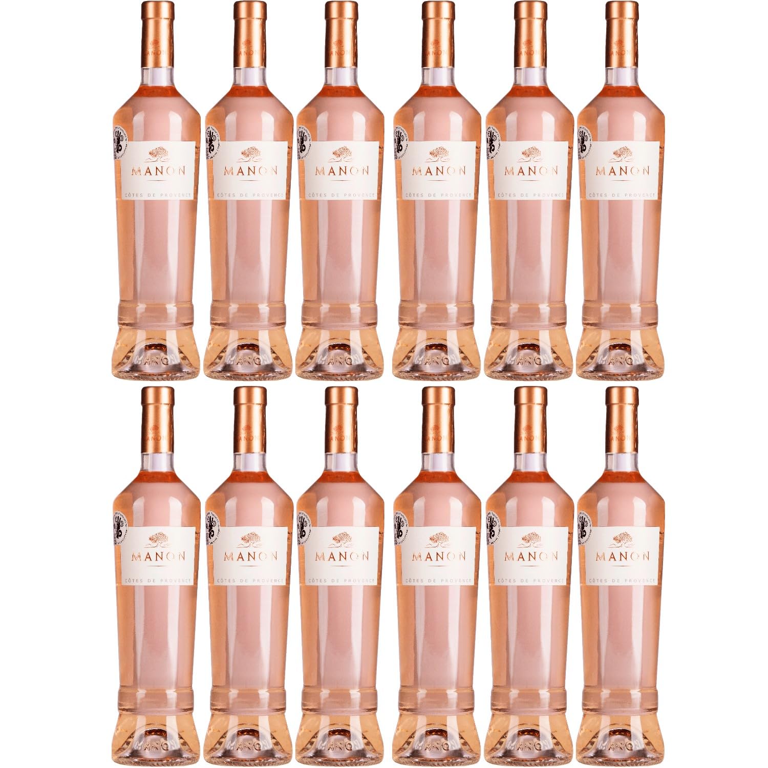Manon Côtes de Provence Rosé Roséwein Wein trocken Frankreich Inkl. FeinWert E-Book (12 x 0,75l)