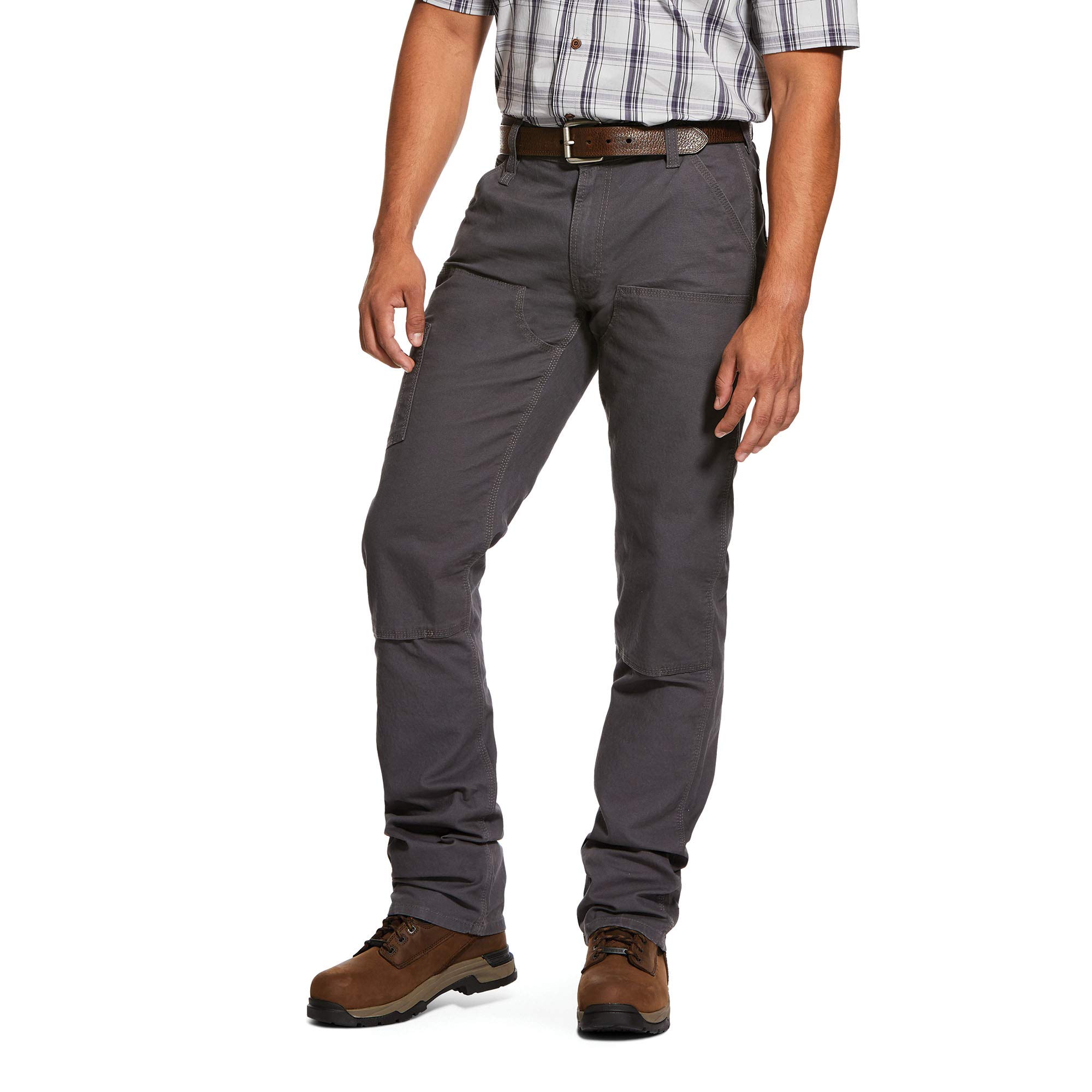 ARIATMen's Rebar M4 Relaxed Durastretch Made Tough Double Front Stackable Straight Leg Pant
