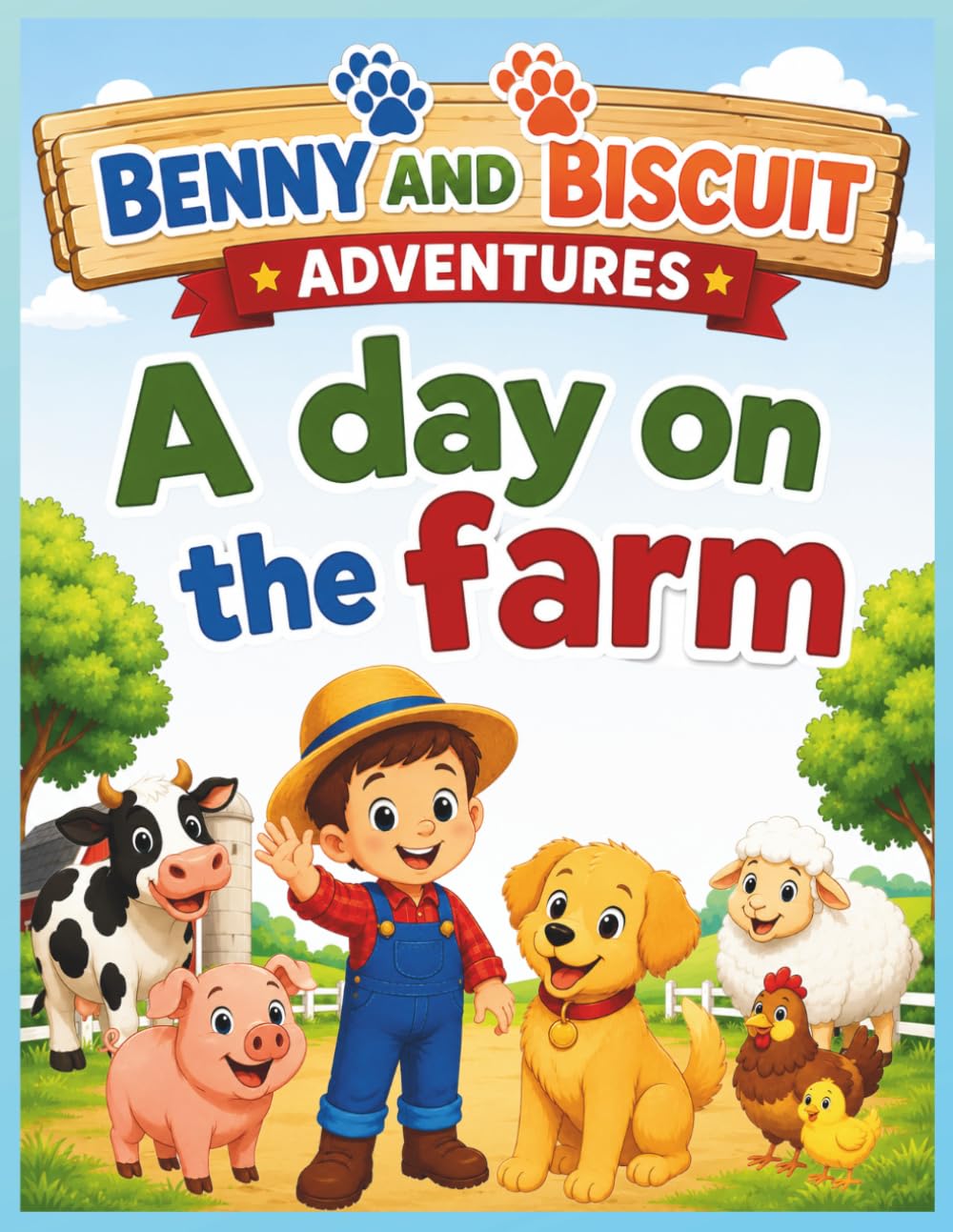 A day on the Farm: An Exciting Barnyard Adventure with Benny and Biscuit