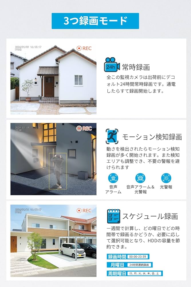 Amazon.co.jp: 【完全無線】Jennov 防犯カメラ ワイヤレス 屋外