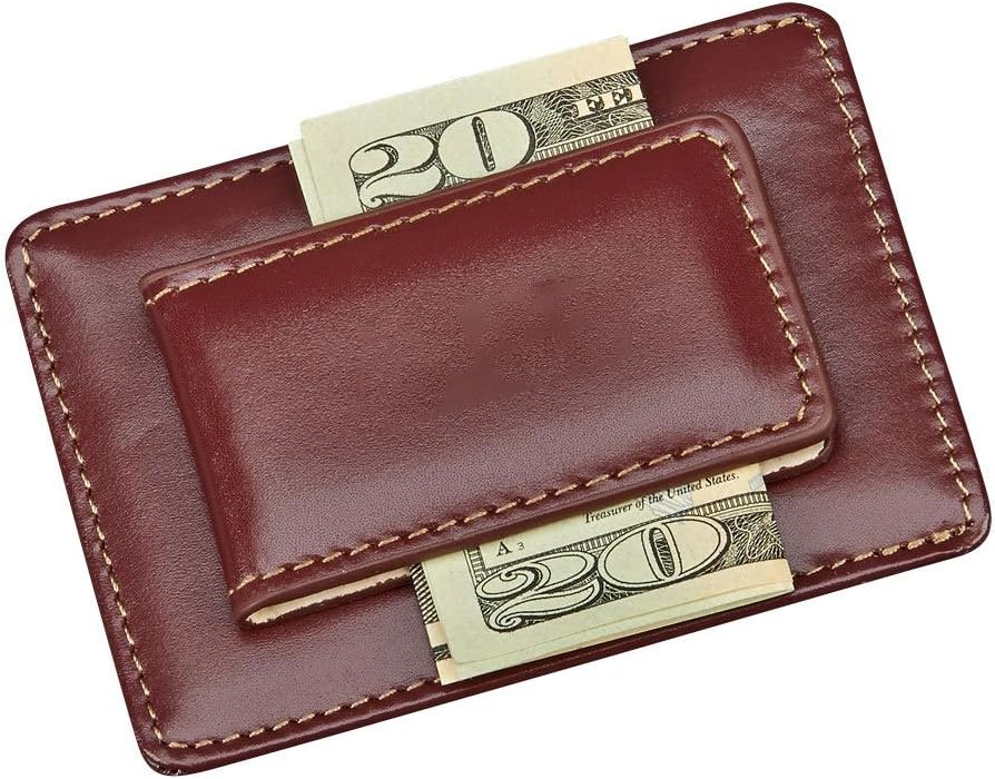 Brown Card Holder and Money Clip Business Card Holders