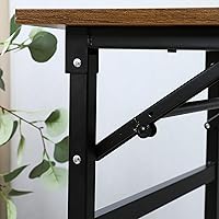 Vista 7 de Need Home Office Desk 47 inch Folding Computer Table,No Install Computer Table Workstation Perfect for Teens/Office/Home Vintage W347110123-ND