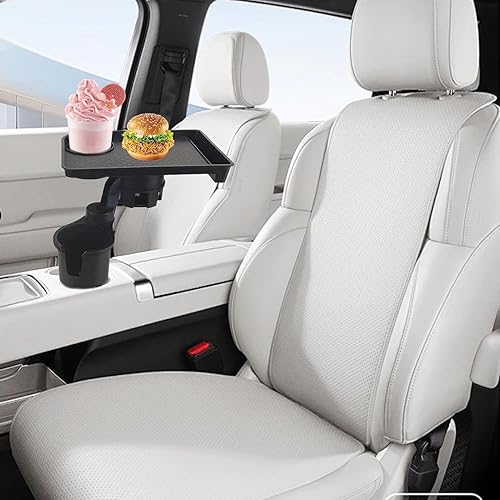 Miniatura 4 de Bandeja expansora de silicona negra para portavasos de automóvil, organizador de almacenamiento de consola para sedán y MPV, organizador universal