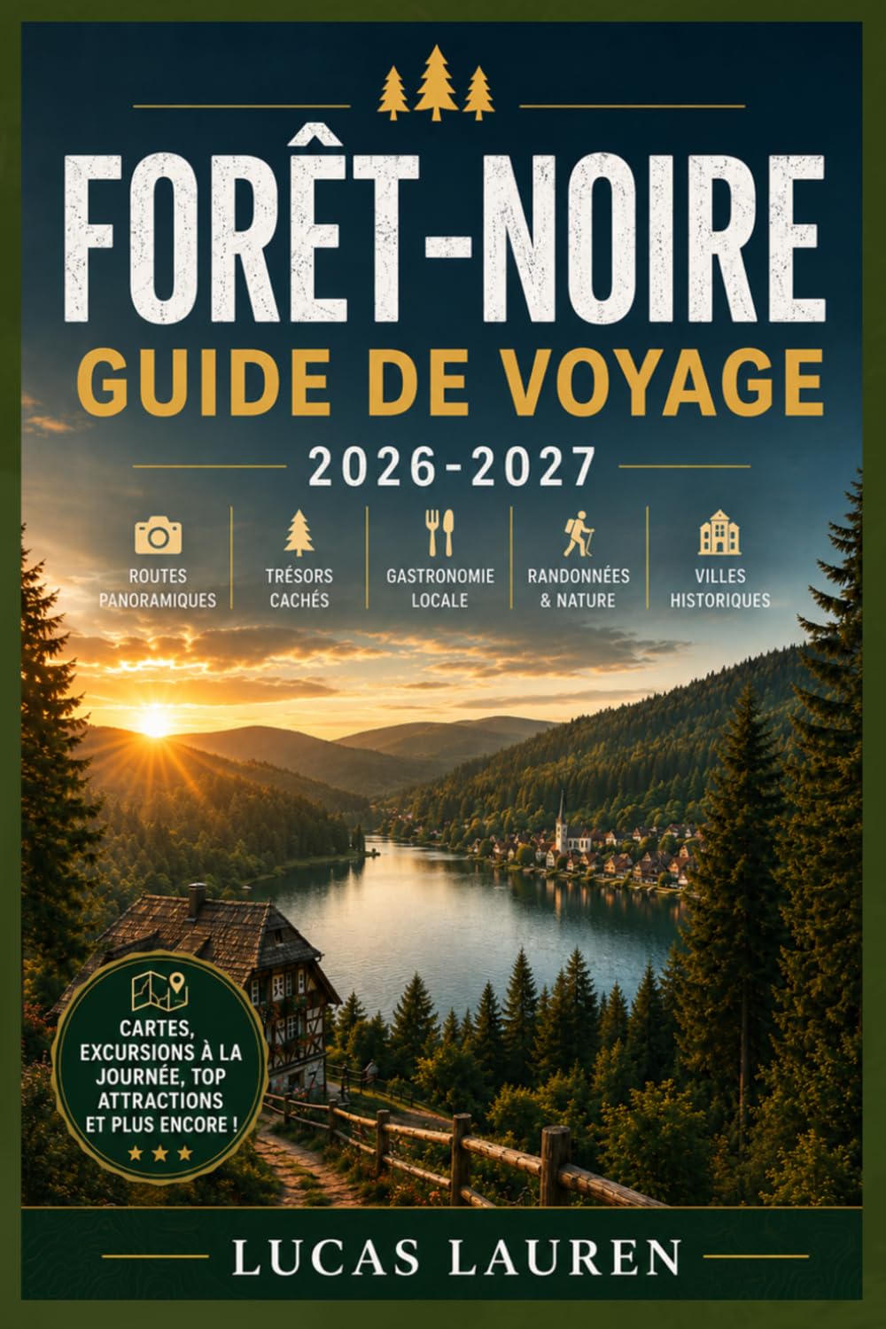 FORÊT-NOIRE GUIDE DE VOYAGE 2026-2027: Fribourg, Triberg et Baden-Baden : itinéraires réels, restaurants et hôtels locaux, itinéraires pittoresques, ... cachés et cartes pour le voyageur indépendant