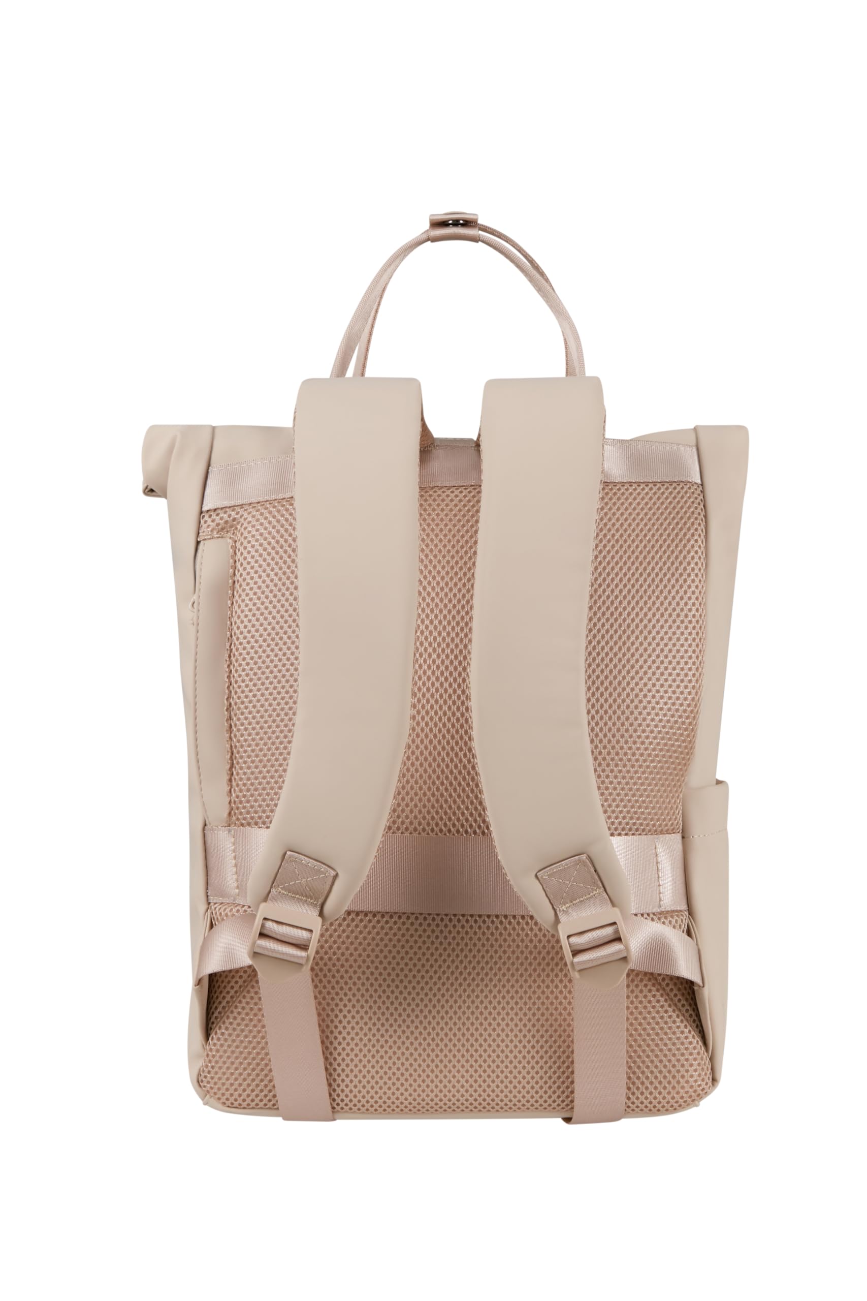 American Tourister Urban Groove UG16 Mono - Plecak Damski, Wodoodporny, Plecak Rekreacyjny na Co Dzien z Ukryta Kieszenia na Plecach, 17L, Beige
