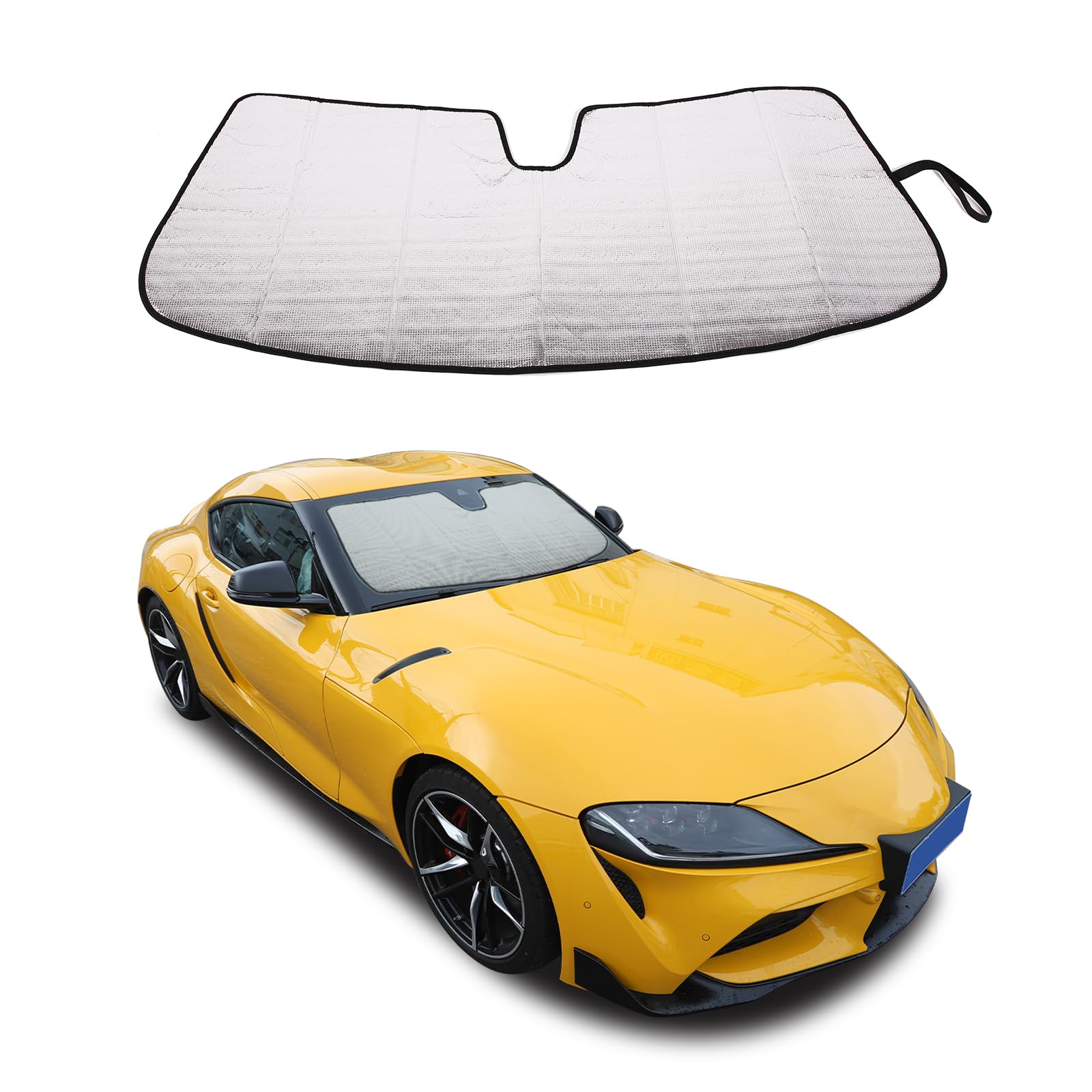 Amazon.co.jp: 車用フロントガラスサンシェード トヨタ スープラ GR 