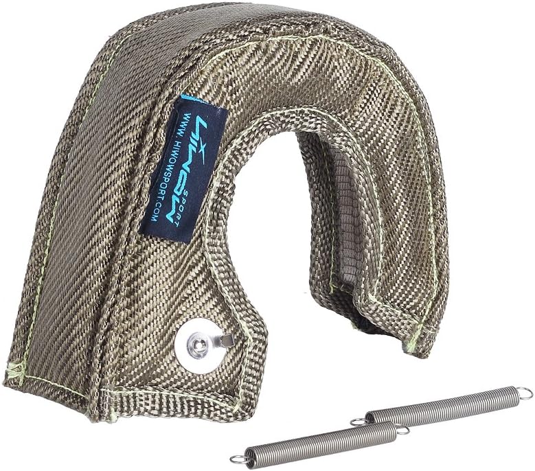 Capa térmica para turbocompressor T25 HiwowSport FireShield em titânio – Modelo BT25
