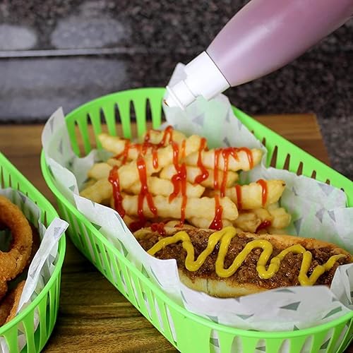 Miniatura 9 de Cornucopia - Botellas exprimibles de 8 onzas para jabón y salsas (paquete de 6), plástico HDPE sin BPA