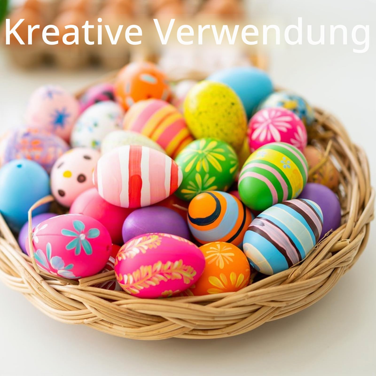 50 Stück Taubeneier Attrappe,Gefälschte Taubeneier für Zucht Bruthilfe, Plastik Gefälschtes Taubenei, Dummy Eier für Vögel, Solides Gefälschtes Ei, Simulation Schlupfzubehör