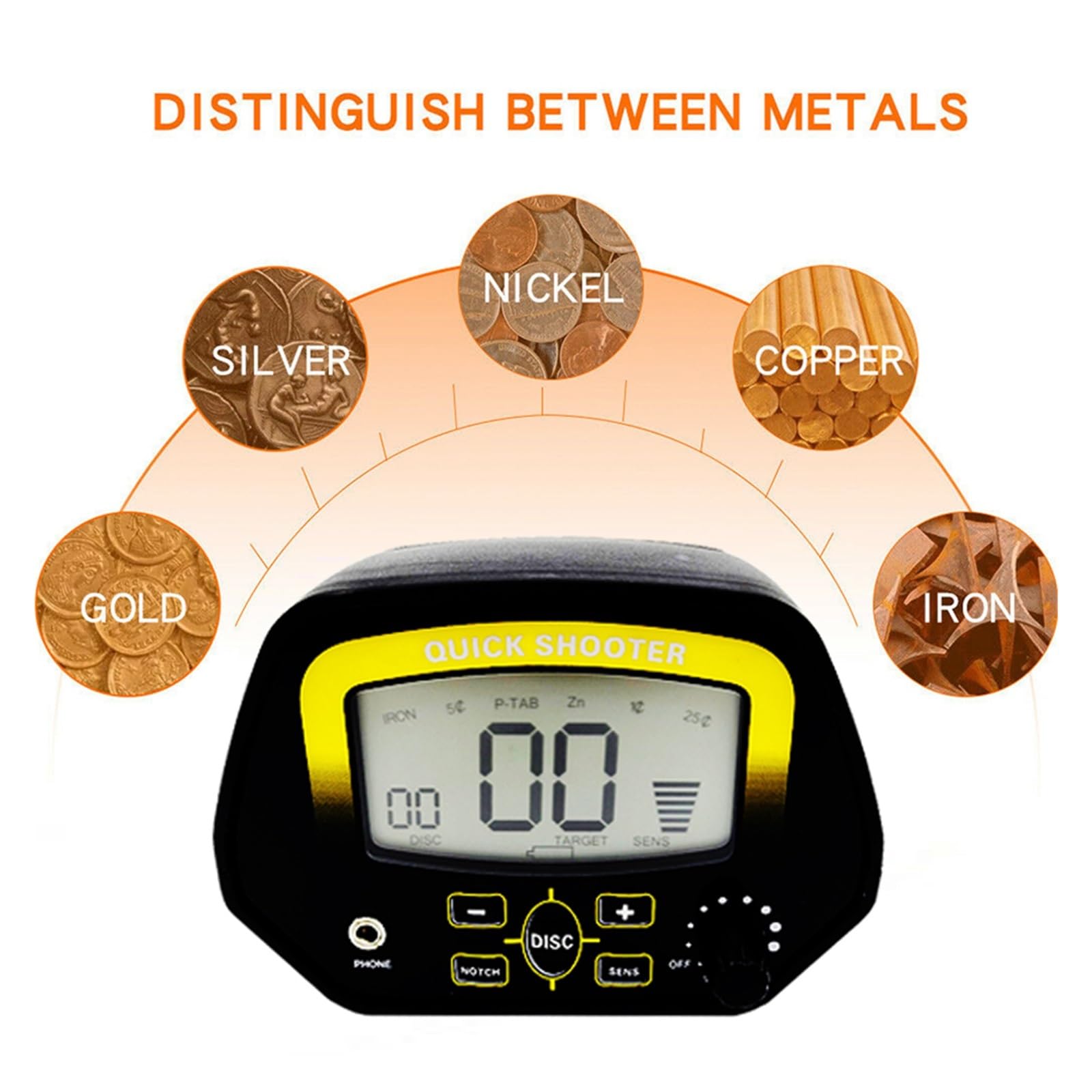 Wykrywacz metali dla dorosłych Profesjonalny MD4060 Akcesoria do wykrywaczy metali Podziemny wykrywacz metali Pinpointer Wykrywacze złota Biżuteria Poszukiwacz skarbów Z wodoodporną cewką wyszukiwania