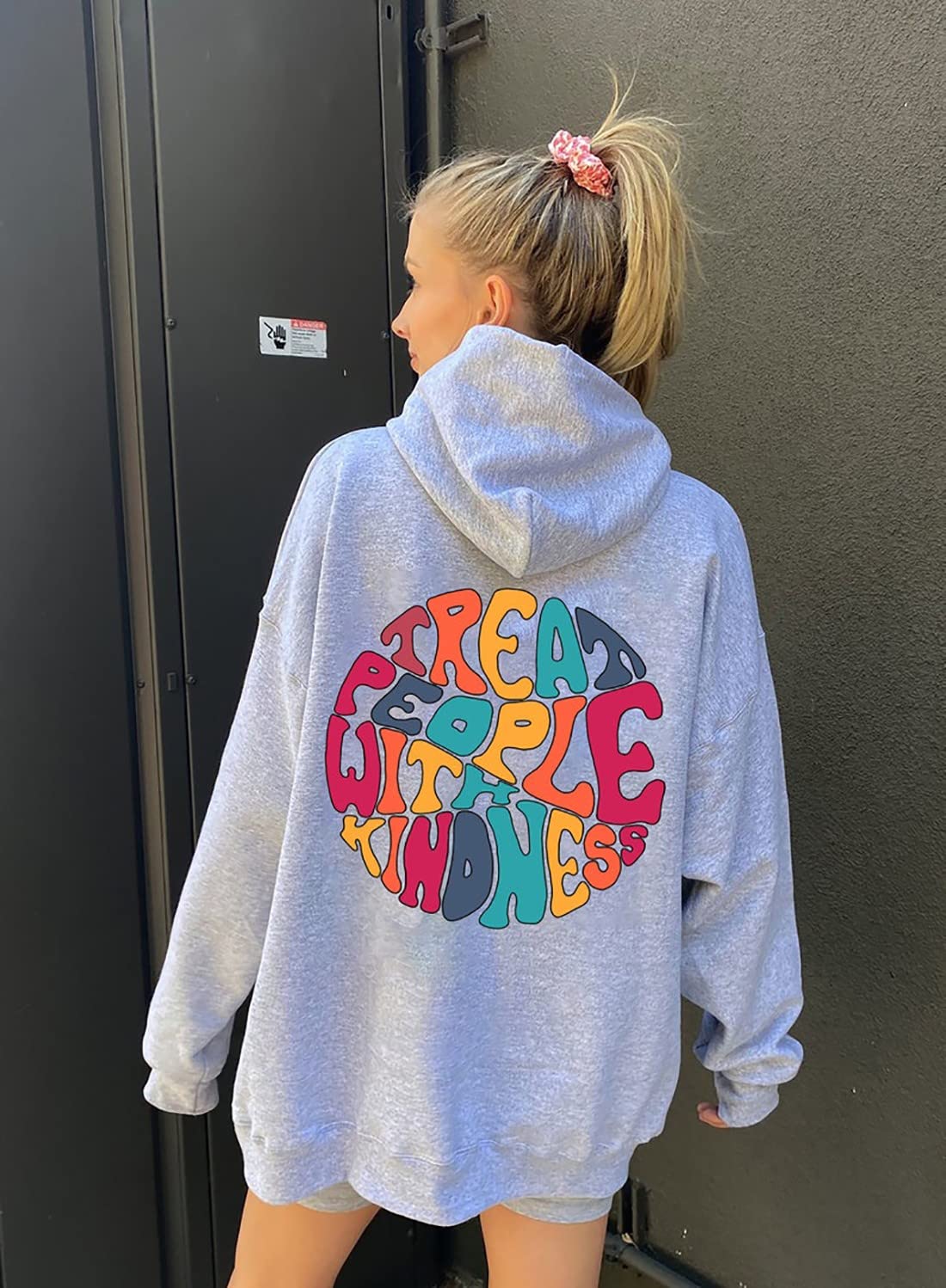 Treat People With Kindness Aesthetic Hoodie For Youth Teen Women