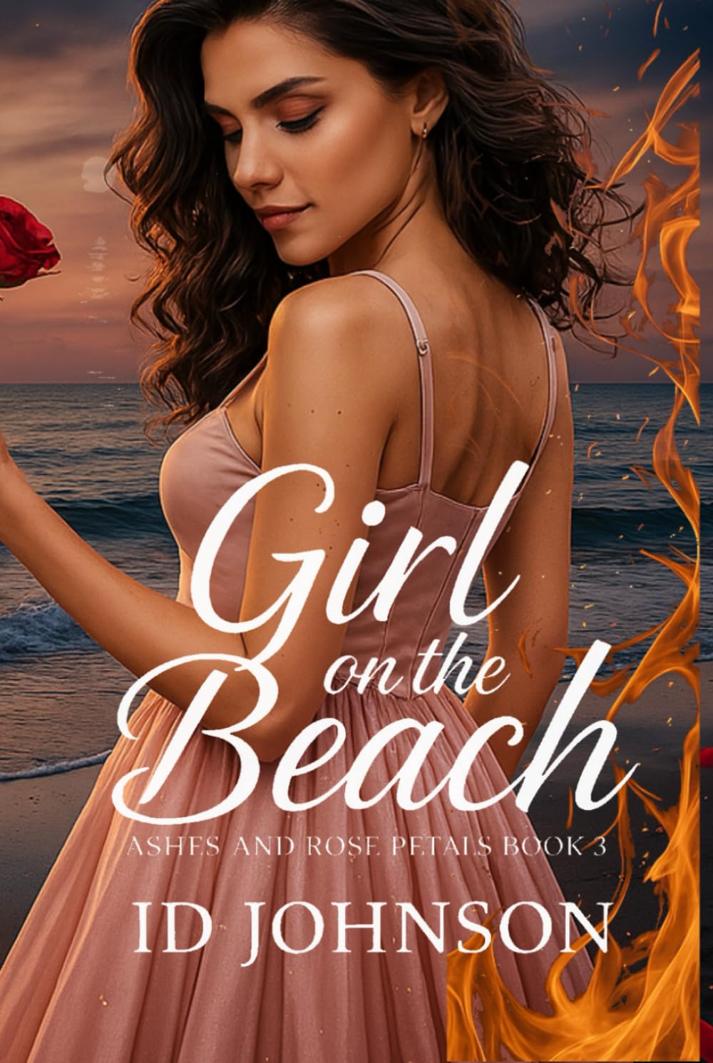 Girl on the Beach (Ashes and Rose Petals)