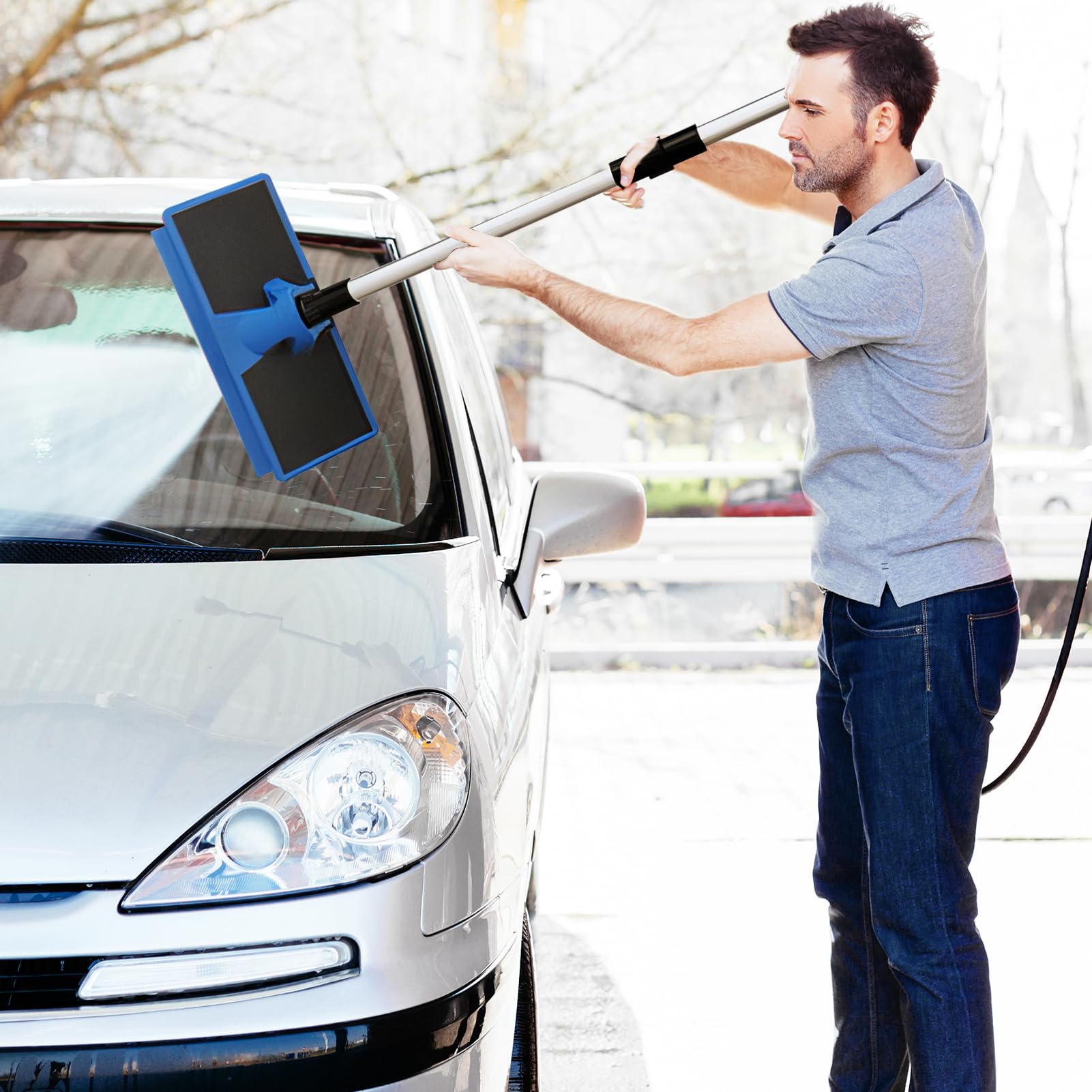 Spazzola Lavaggio Auto Idrocar: Brillantezza Unica In 24 Cm - Foto 3