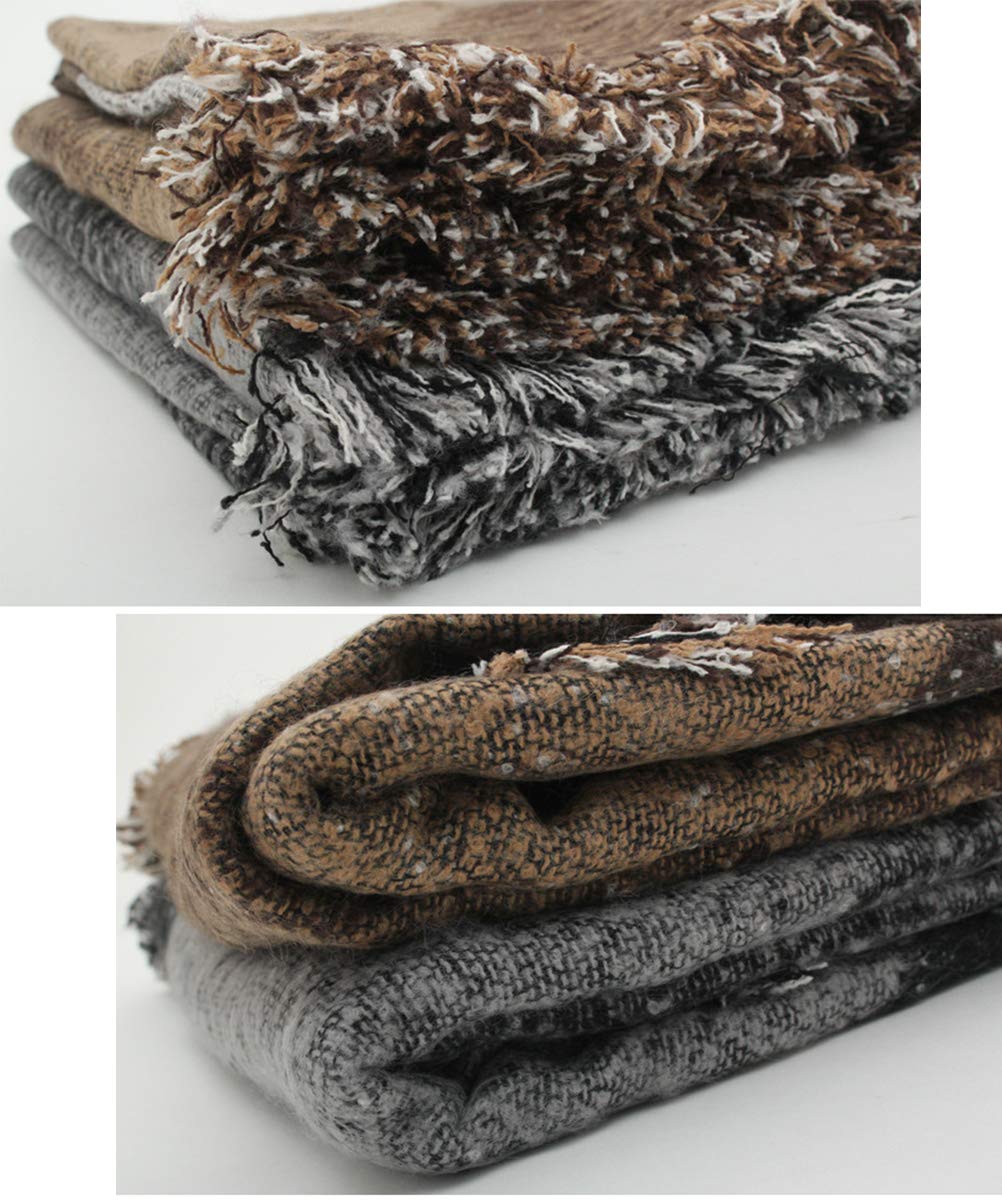 JFAN Sciarpa Donna Foulard Plaid Stola Donna Tartan Grande Scialle Abbigliamento Invernali per Moda