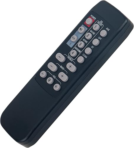 Miniatura 4 de NK6 Control remoto de repuesto aplicable para el sistema de altavoces de barra de sonido Nakamichi NK6