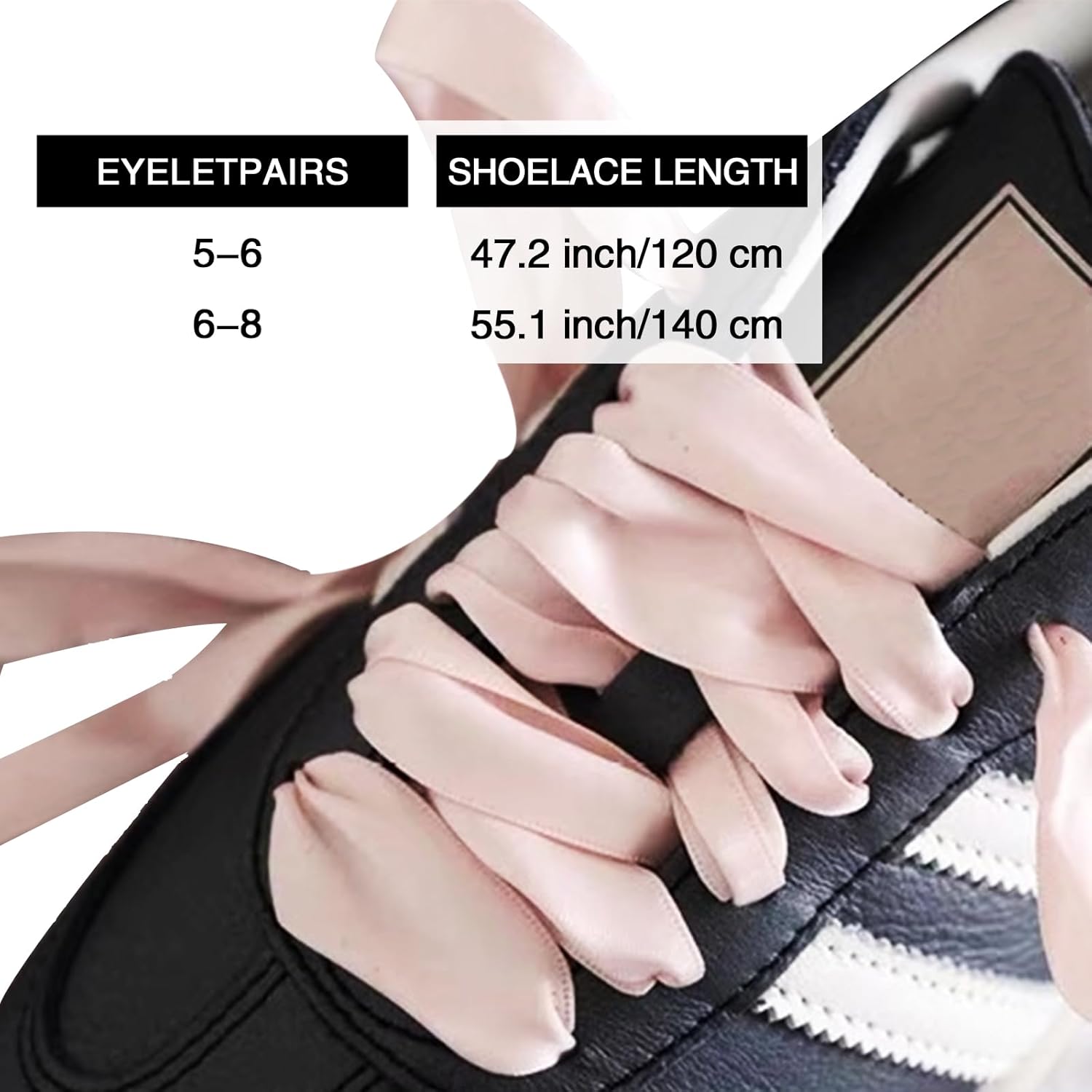 Ciormis Shoe Laces for Sneakers 3 Pair Flat Shoelaces, Sneakers Boot Flat Shoes Replacement Shoe Strings - Image 3