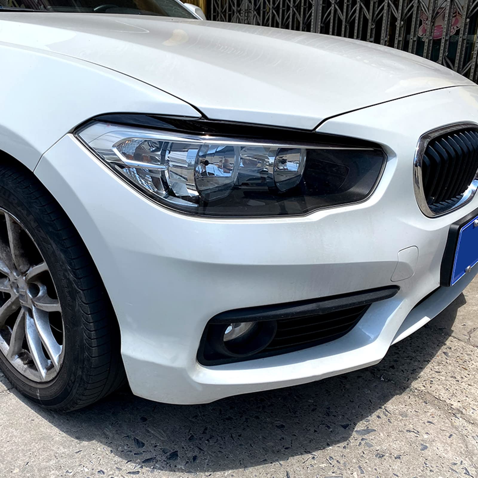 Cubierta de moldura de la lámpara de ceja del faro para BMW F20 F21 1-Series 116i 118i 120i 125i 128i Hatchback 2015-2019