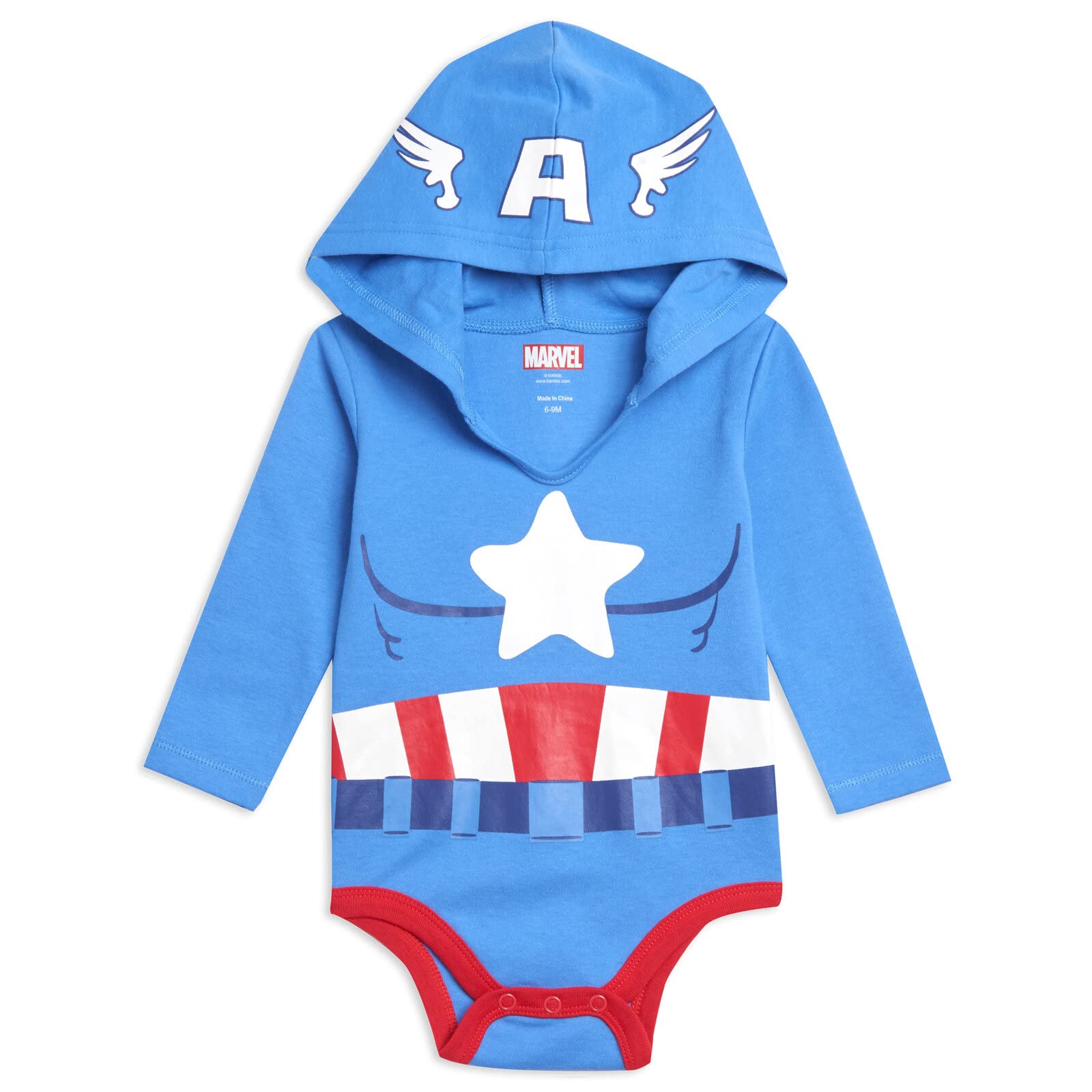 Marvel Avengers Hulk Capitán América Spider-Man Baby - Paquete de 3 mamelucos para cosplay de recién nacido a bebé