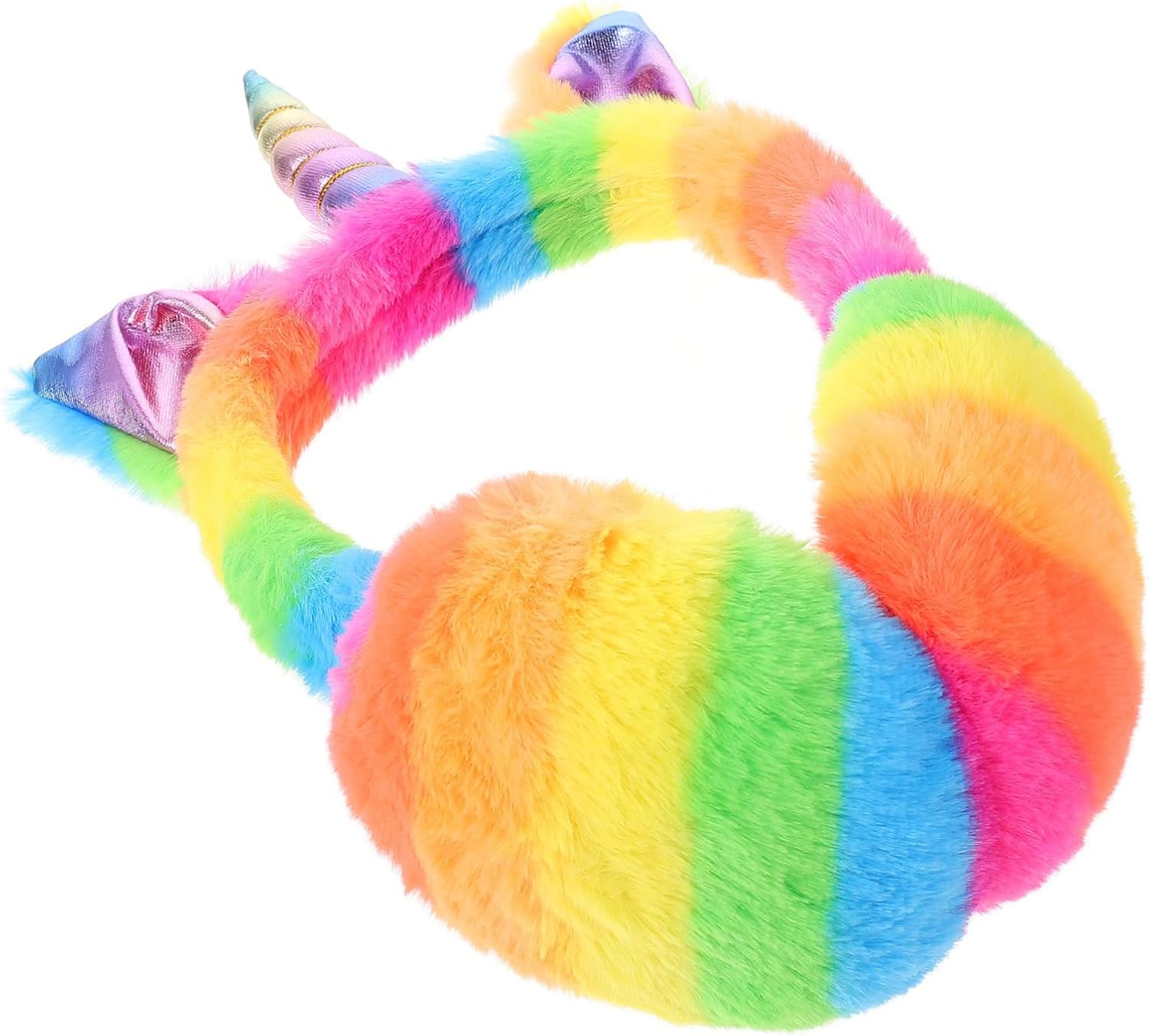 Didiseaon Unicorn Earmuffs Unicorn with Babies Cartoon Hard Hat Ear Muffs Unicorn Hat Ear Muffs Winter Costume