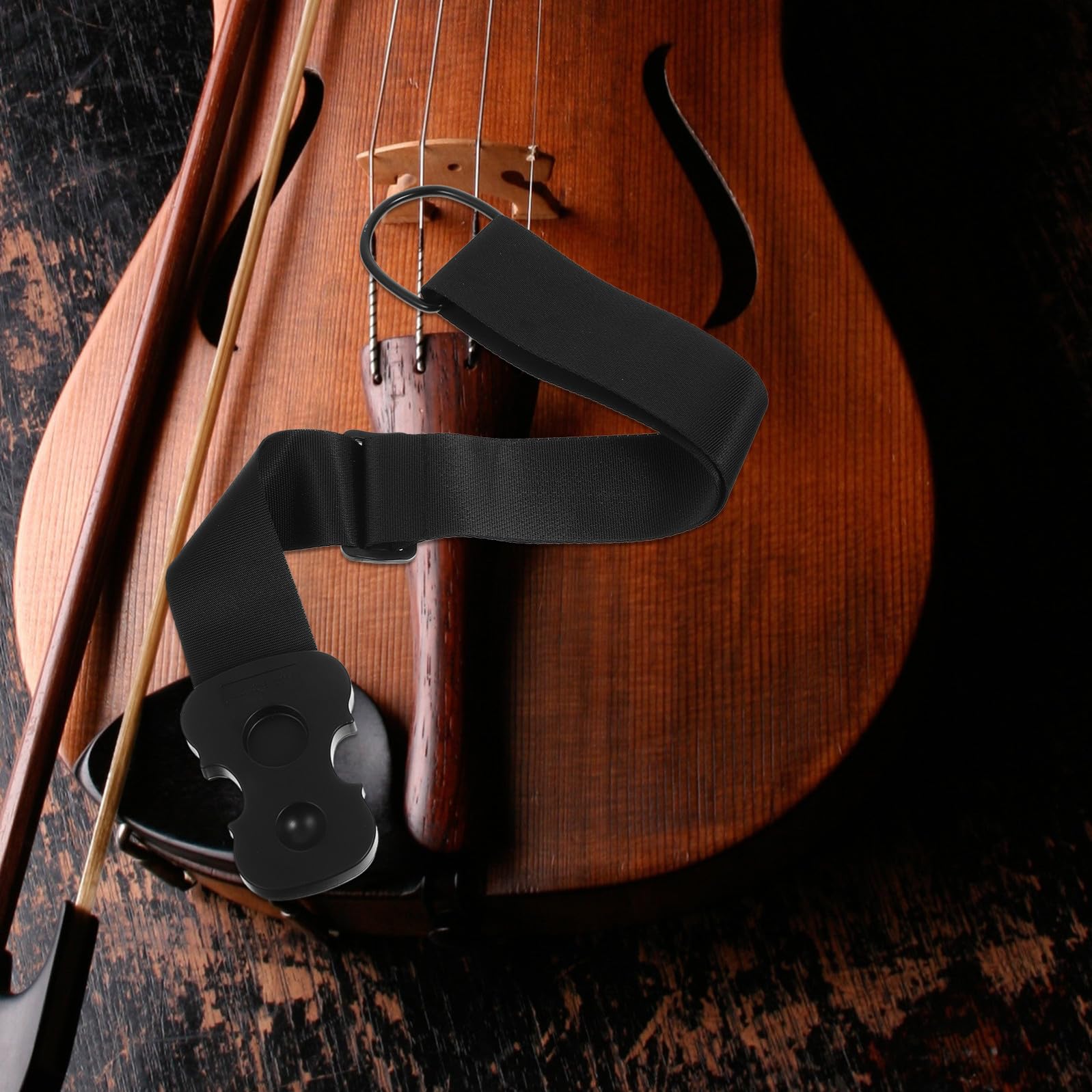 GLEAVI Rock Stop Cello Rutschfester Cello-Stachelstopper - Rutschfeste Matte Mit Riemen Für Leistung