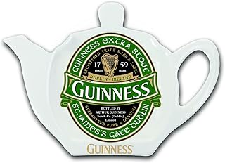 White Tea Bag Holder with St. James Gate Design - Guinness Ireland Collection
