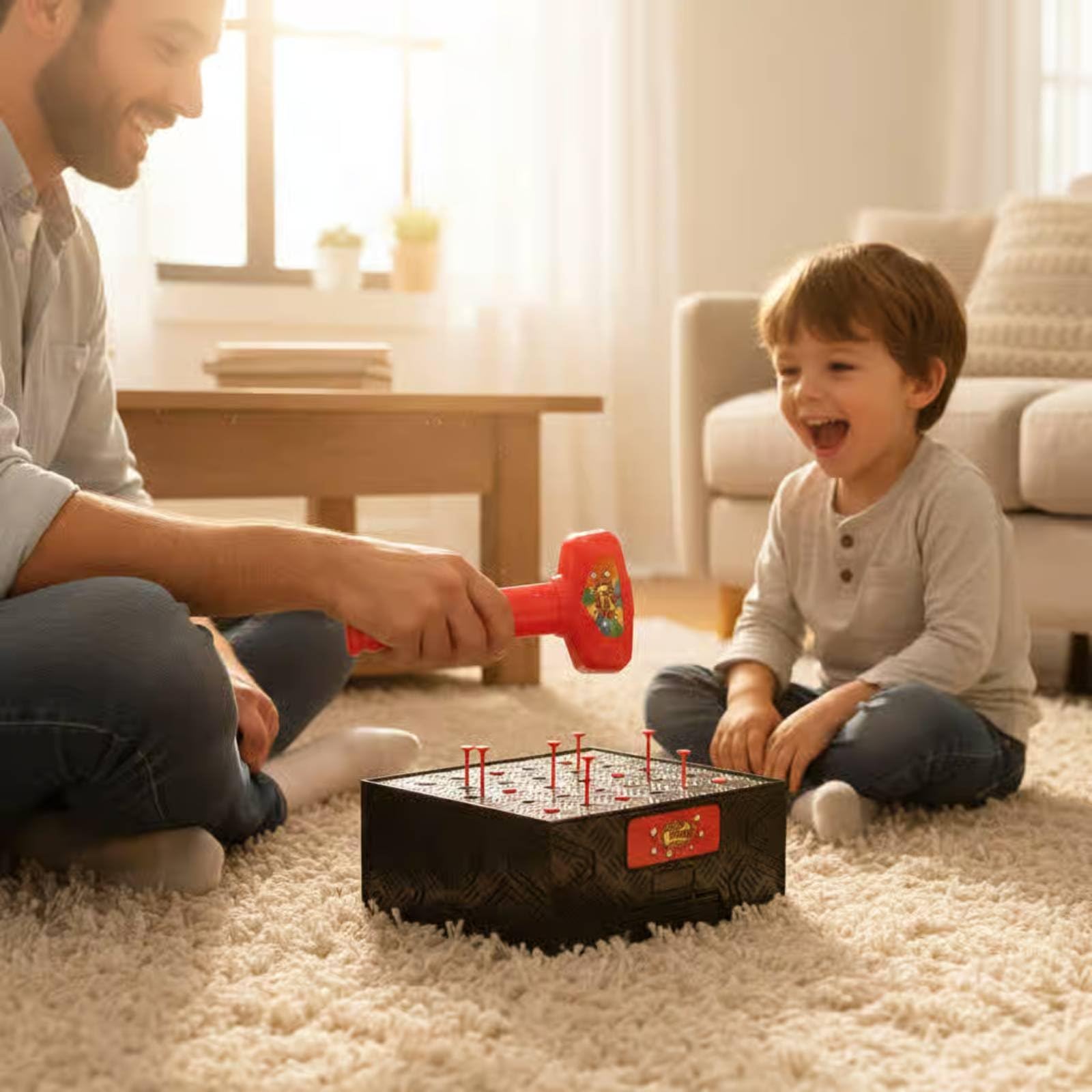 Ballonplatzspiel Familieninteraktion Ballonpustspiel Partyspiel Tisch-Ballonspiel für Familien, Kinder