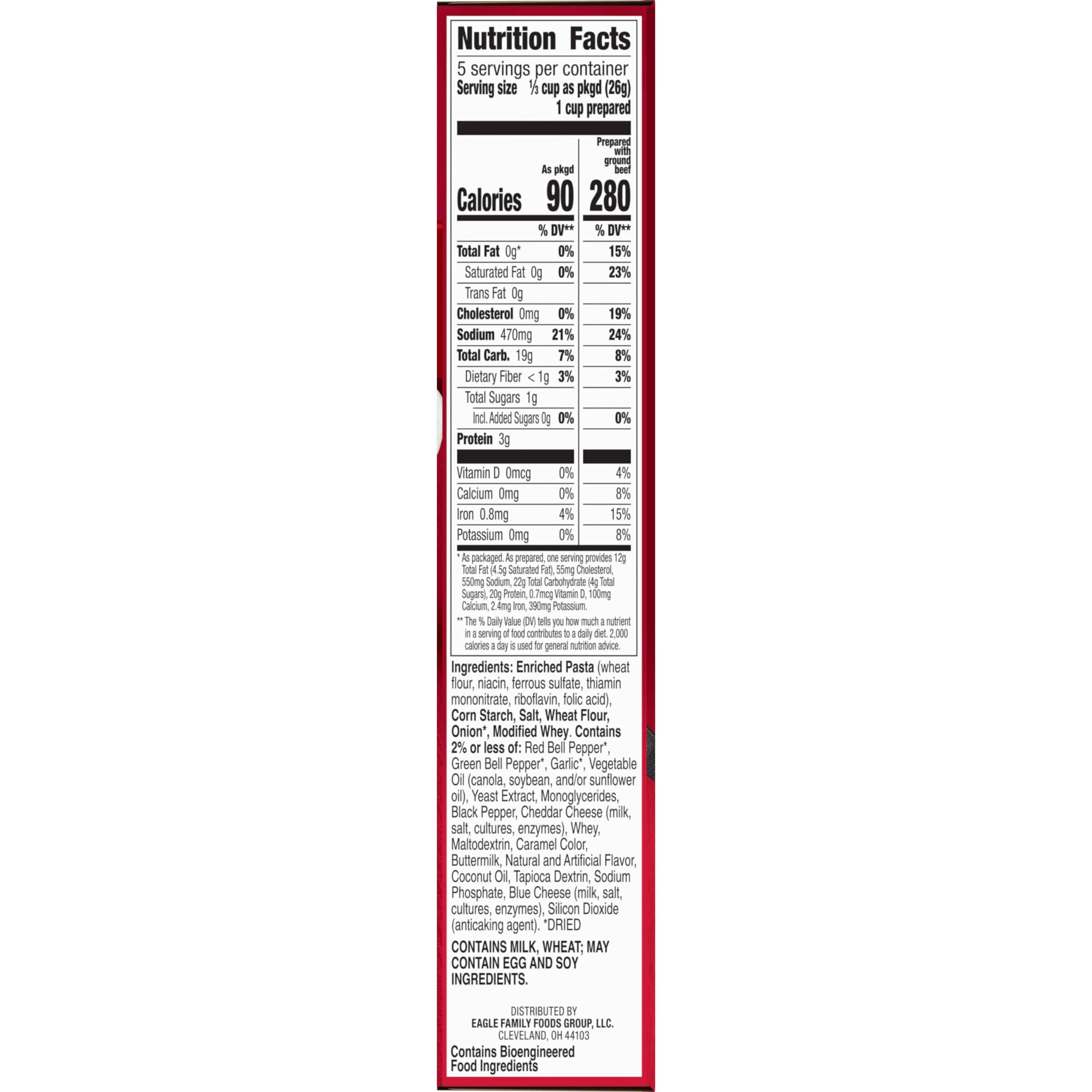 Hamburger Helper Deluxe Philly Cheesesteak, 4.8 Ounces, 12 per Case