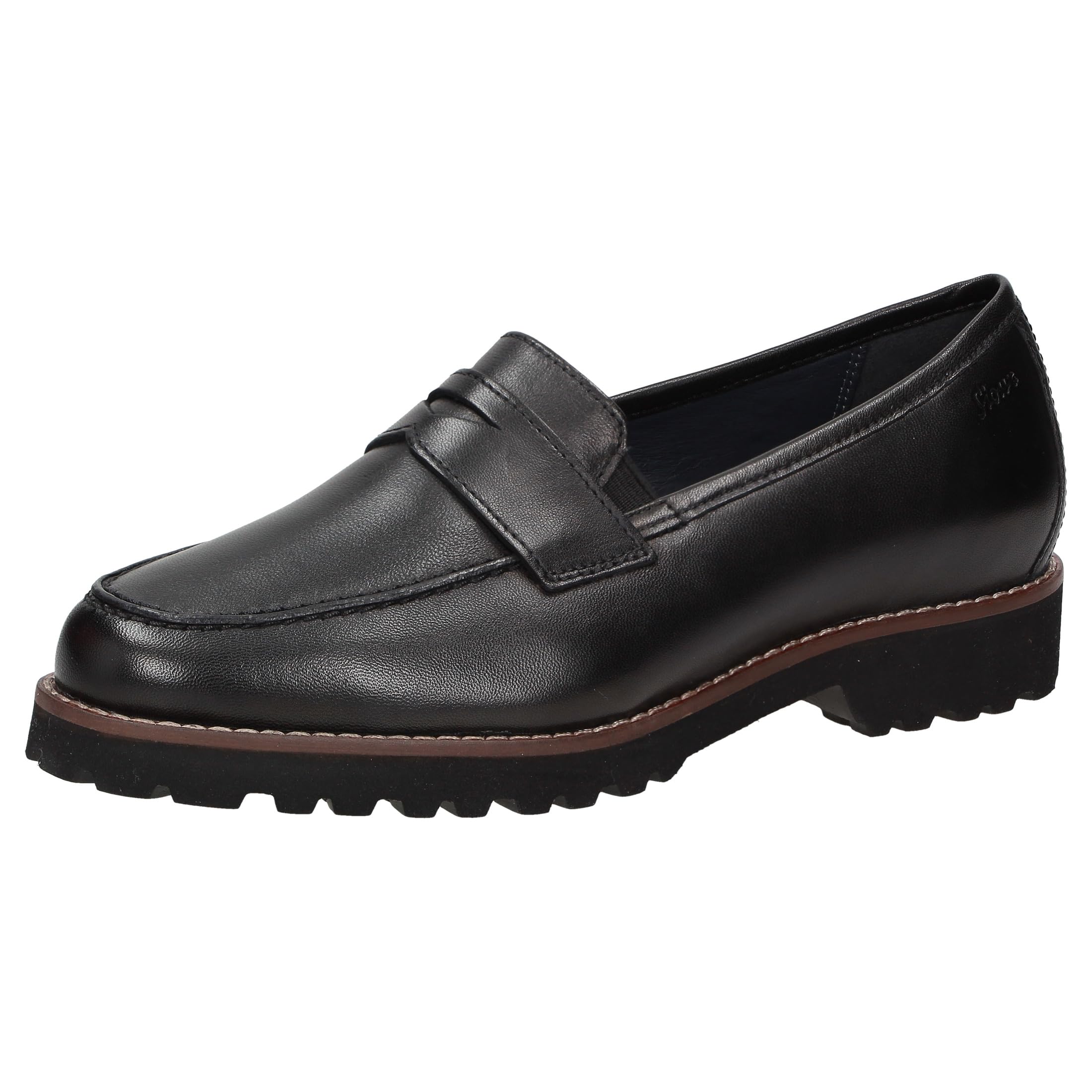 Sioux Women's 66534 Moccasin, Black, 7 UK