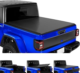 Tyger Auto T3 Soft Tri-fold Truck Bed Tonneau Cover Compatible with 2020-2024 Jeep Gladiator JT | 5' (60