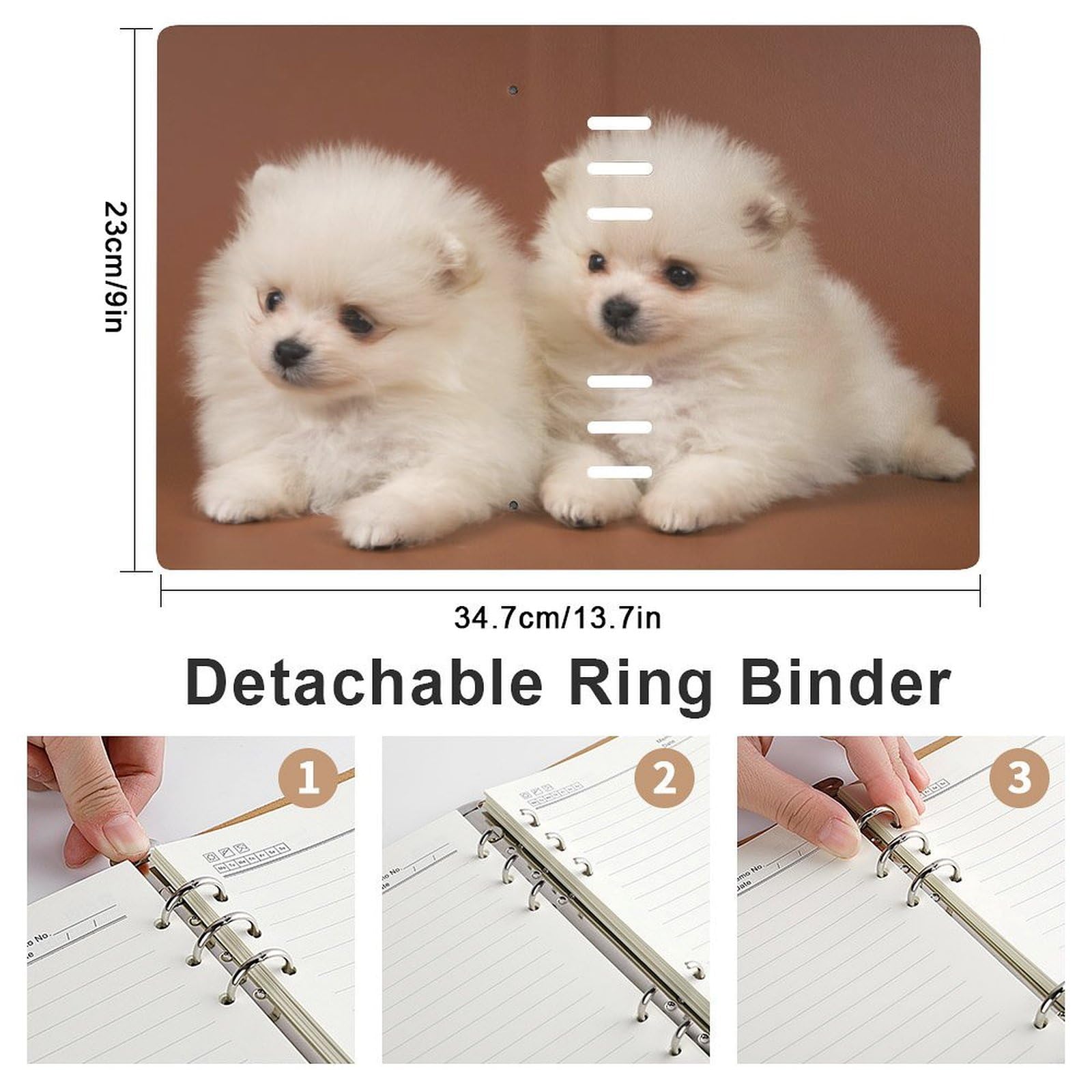 Amazon.co.jp: バインダーノート ポメラニアン かわいい いぬ 犬