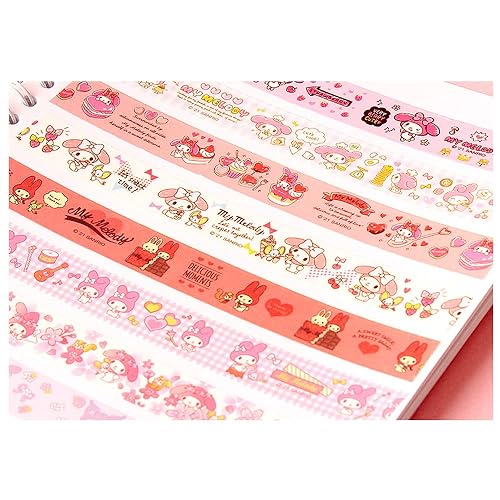 Miniatura 2 de 8 en 1 My Melody Cute Adorable Rosa Surtido Juego de Cinta de Enmascarar