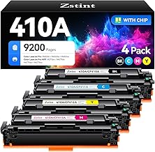 410A Toner Cartridge set 4-Pack Replacement for HP 410A 410X CF410A CF411A CF412A CF413A Compatible with HP Color LaserJet Pro MFP M377dw M477fdn M477fdw M477fnw M452dn M452dw M452nw Printer Ink Black