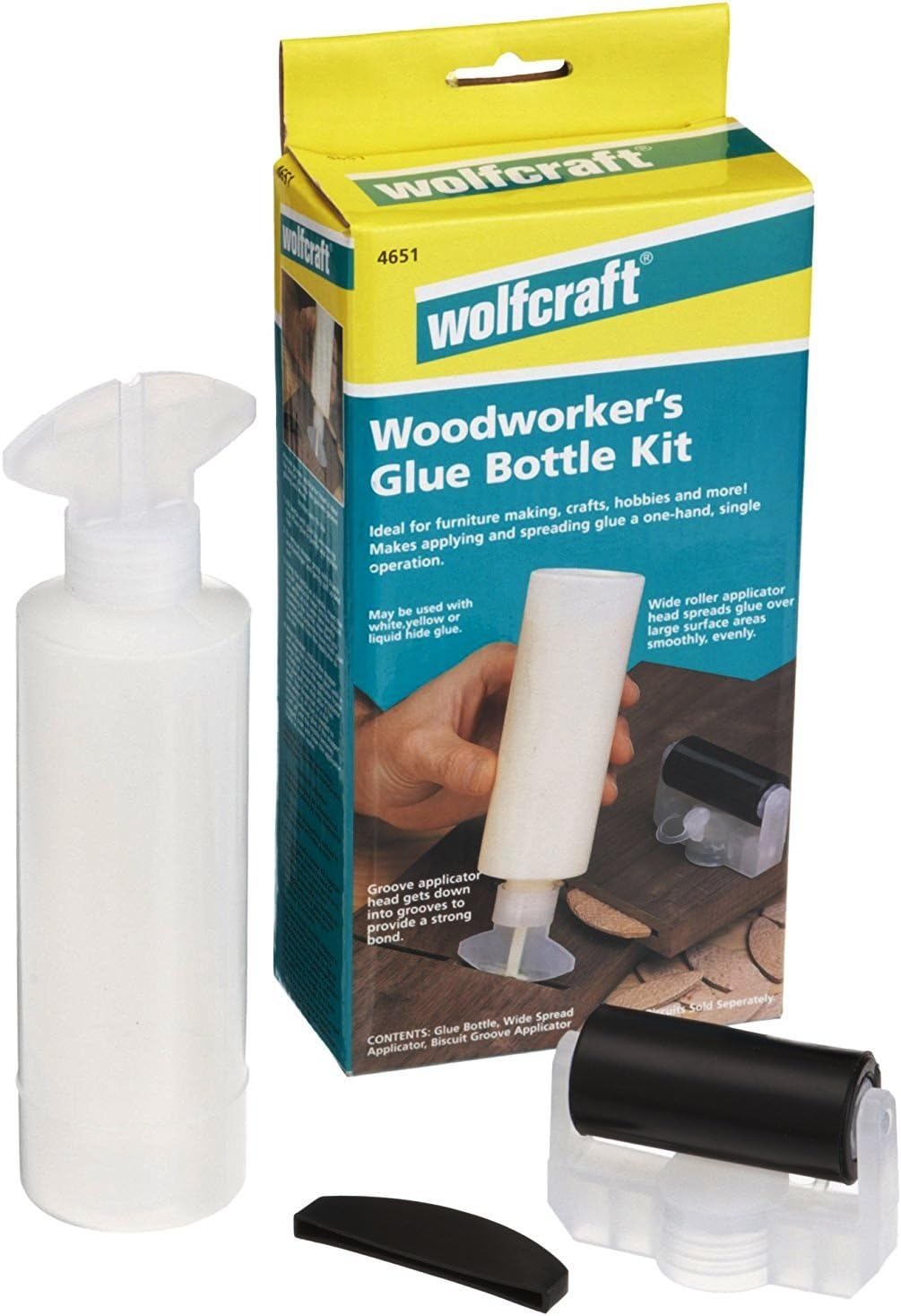 Wolfcraft 4651405 Woodworkers Glue Applicator Kit