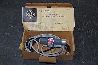 GE Electric 3S7505SC501A6 Coaxial Photoelectric Scanner 6 FT Cable NOS