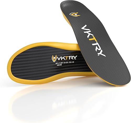 VKTRY Performance Insoles Carbon Fiber Sports Insoles for AthletesShock Absorbing Insoles for Game Changing Energy Return & Explosiveness Improved