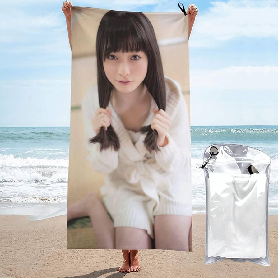 長濱ねる　生写真　タオル Amazon.co.jp: 写真 吸水速乾 バスタオル 長濱ねる (12) 洗顔