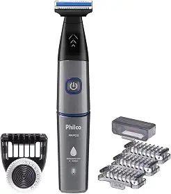 Aparador de Pelos Philco Bivolt 7 Acessórios USB PAP02