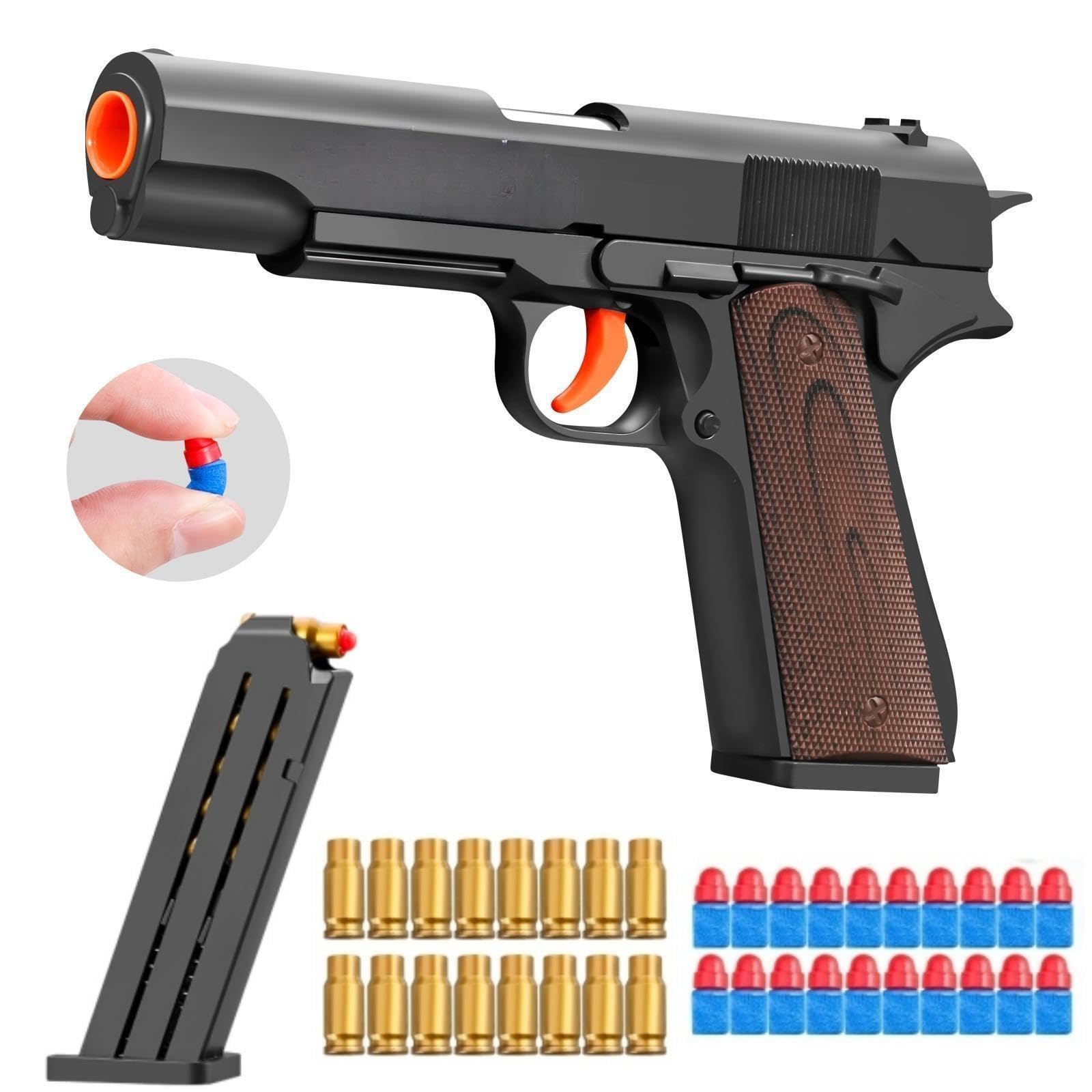 Buy Manual Shell ejecting Pistol Soft Bullet Pellet Toy Ball Blasters ...