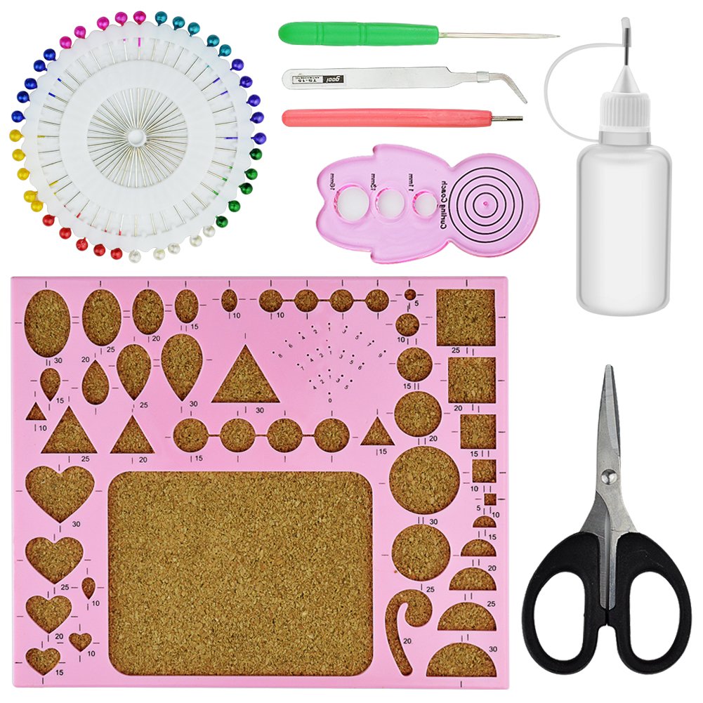 Paper Quilling Kit Quilled Paper Pistha 600 PCS Strips Quilling Paper