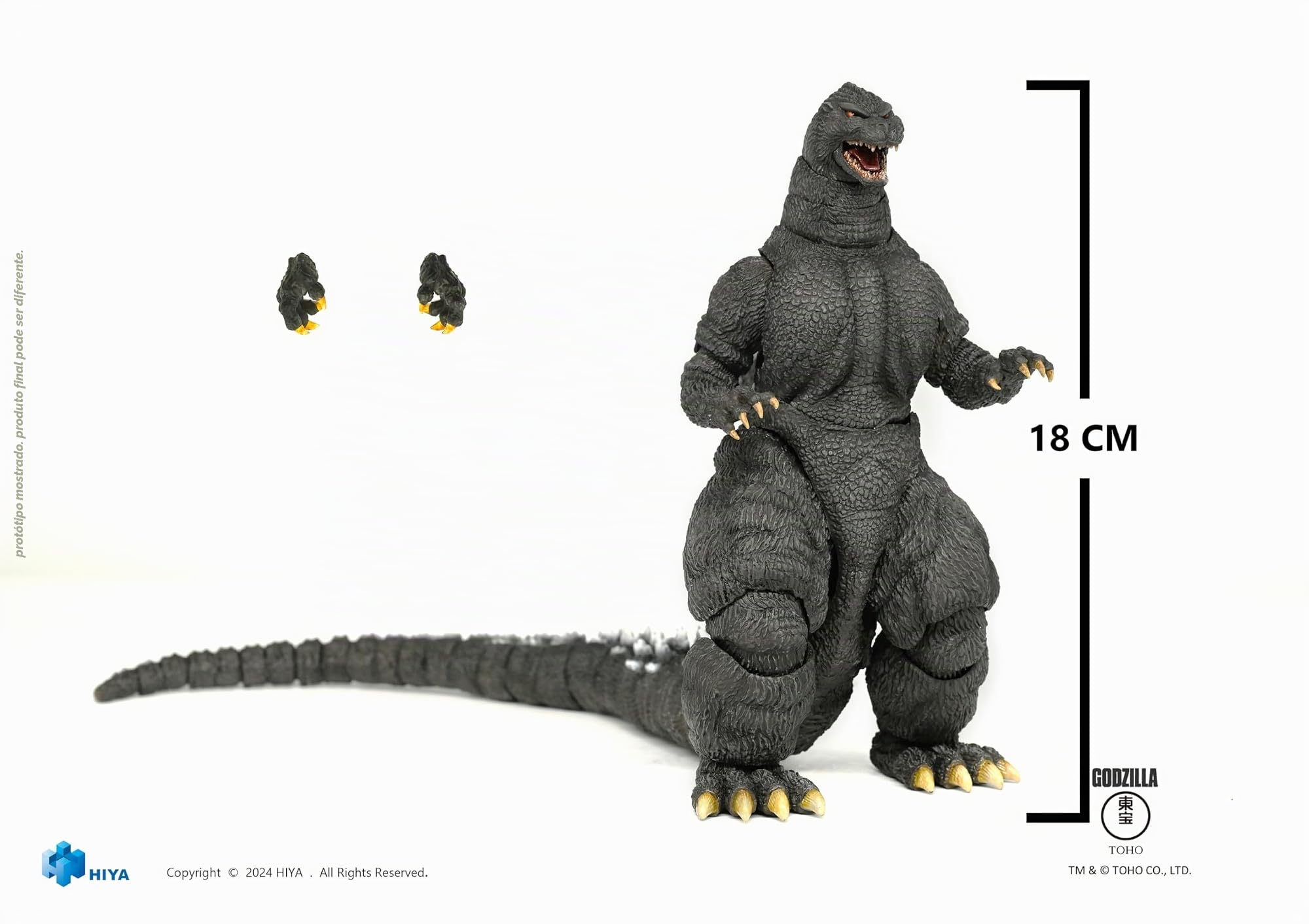 HIYA TOYS ゴジラVSキングギドラ ゴジラ 1991 GODZILLA Hiya Toys Godzilla vs. King Ghidorah (1991) Hokkaido Exquisite