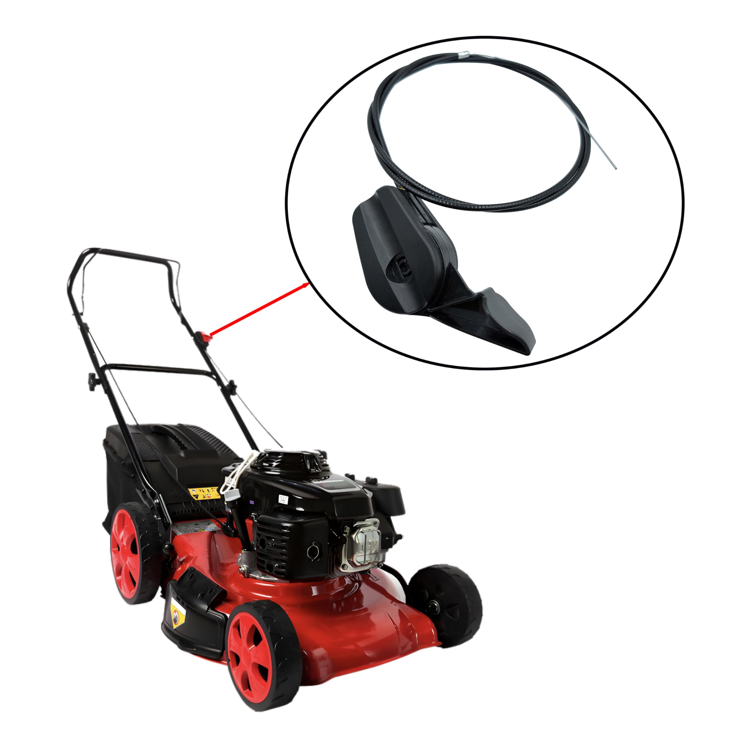 17850-VG3-D01 Kabel przepustnicy do kosiarek pasuje do Honda HRR216 HRS216 HRR216K3 HRS216K4 HRS216K2 HRR216K4 HRT216 Części zamienne do kosiarek