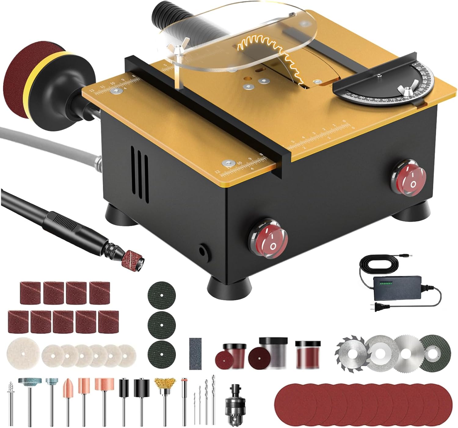 Mini Table Saw for Crafts[Dual 795 Motors