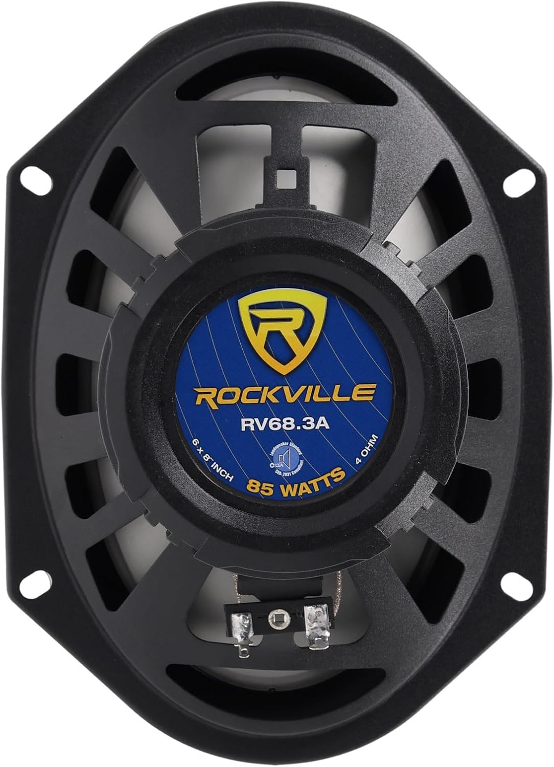 Rockville RV68.2C Bundle: (2) 6x8 / 5x7 Component Car Speakers, (2) RV68.3A 900 Watts Peak / 170 Watts RMS 6x8 3-Way Car Speakers, CEA Rated, 4-Items