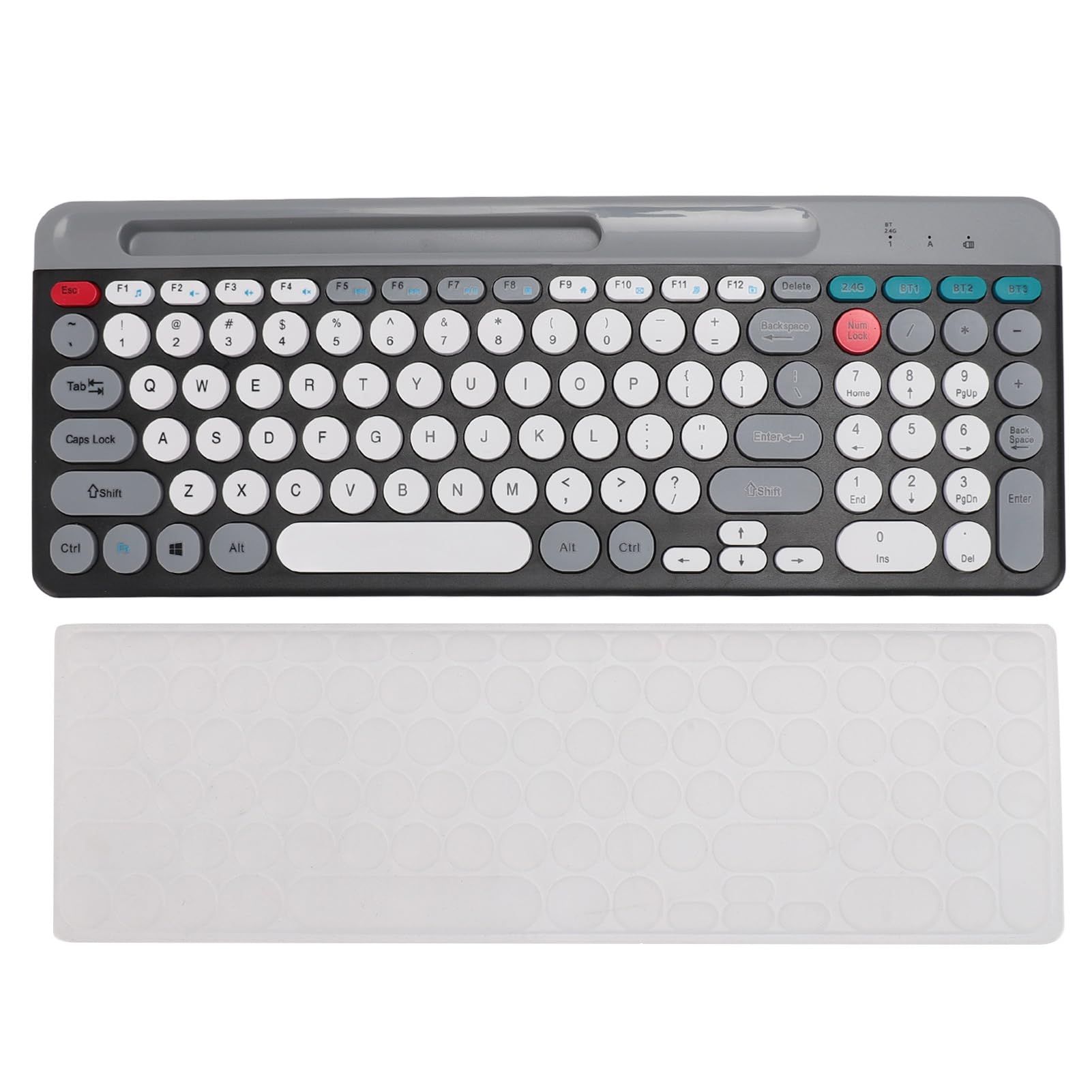 Tastiera e Mouse Wireless, Doppia Modalità, Layout 100 Tasti