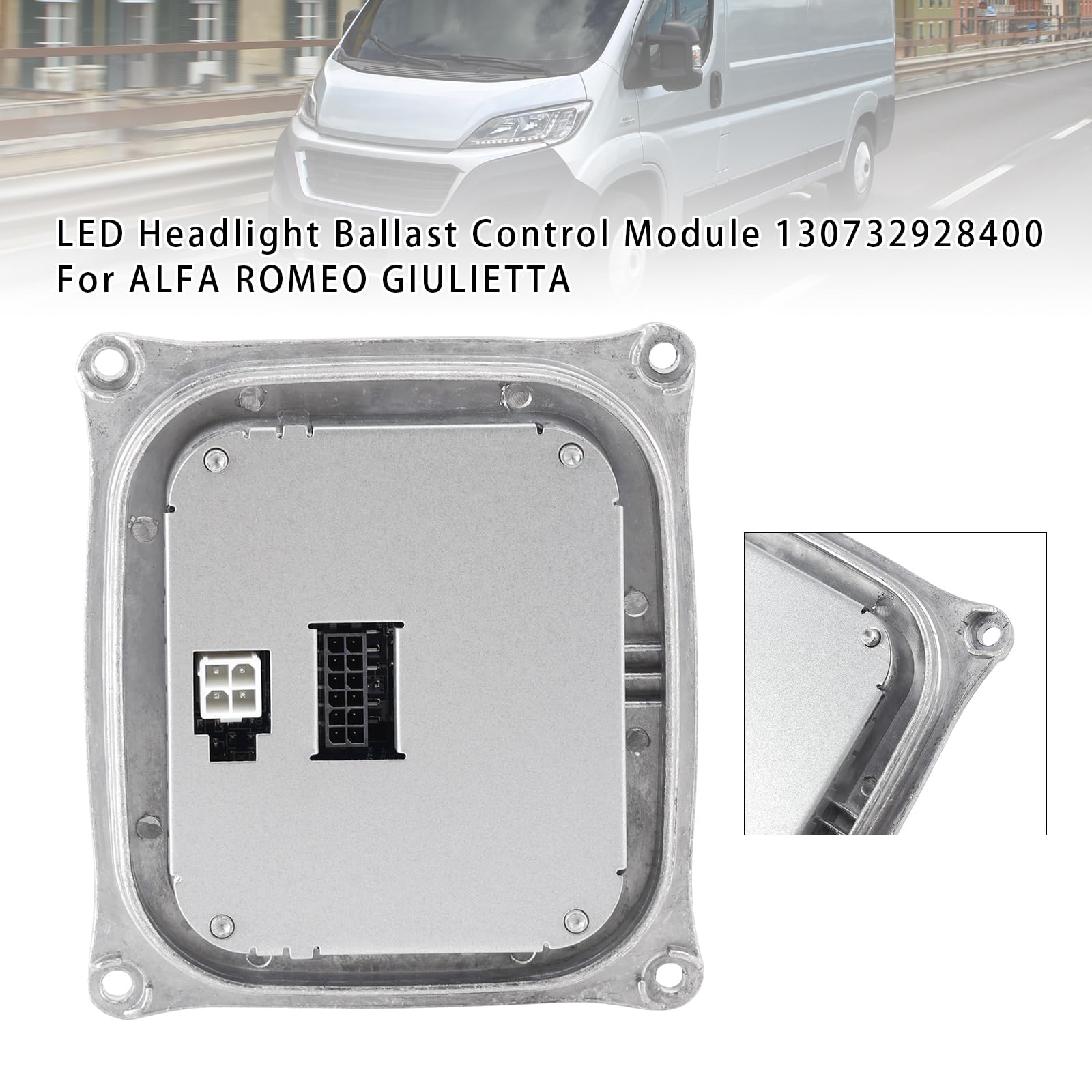 Topteng LED Headlight Ballast Control Module 130732928400 Adatto per Alfa Romeo Giulietta 2011-2016, Adatto per Maserati GranTurismo 4.7L V8 BJ 2013-2017