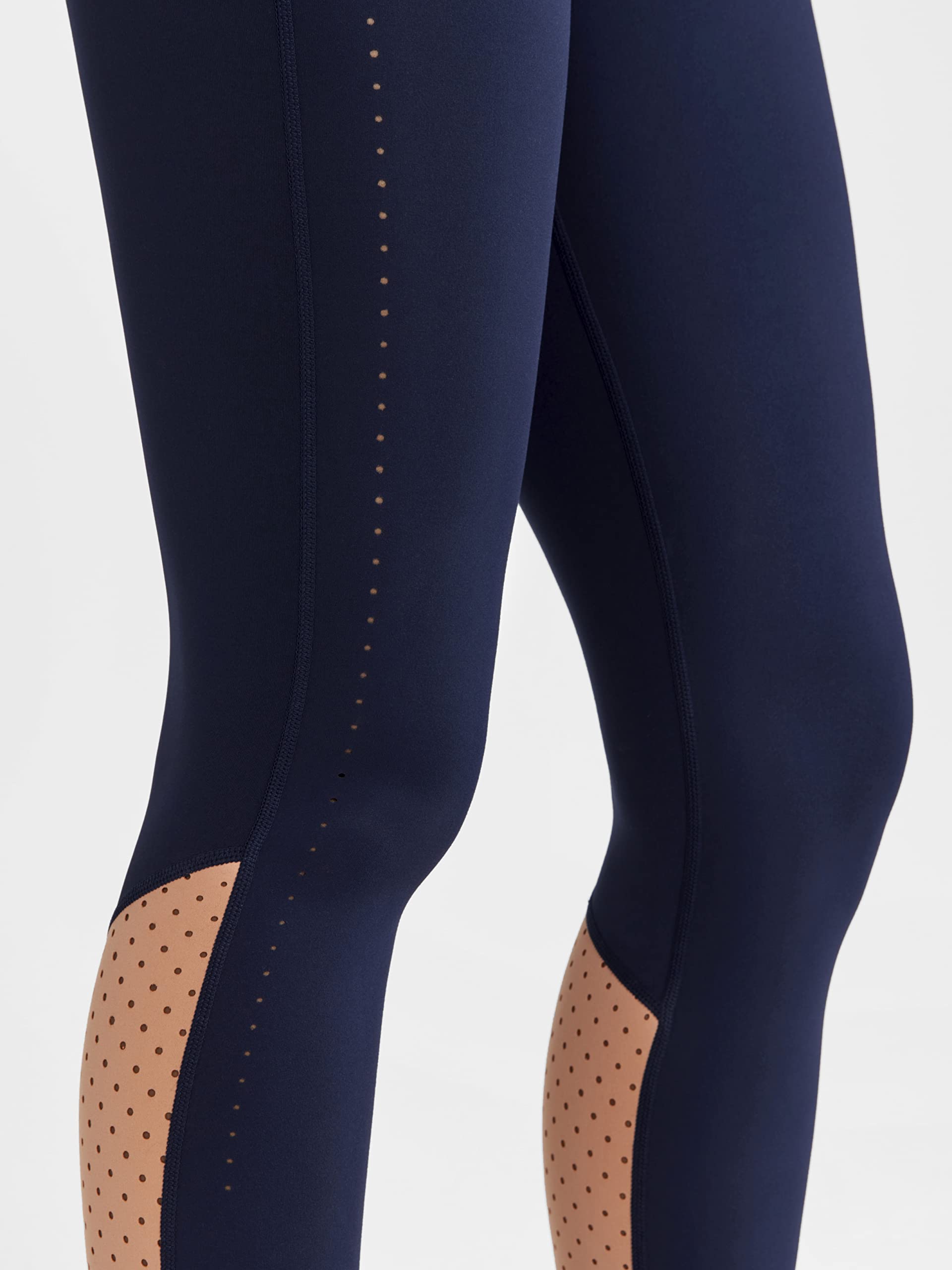 Craft Odzież sportowa ADV Charge damskie perforowane rajstopy | legginsy treningowe z wysokim stanem, idealne do biegania, jogi, siłowni, Blaze-cliff, M