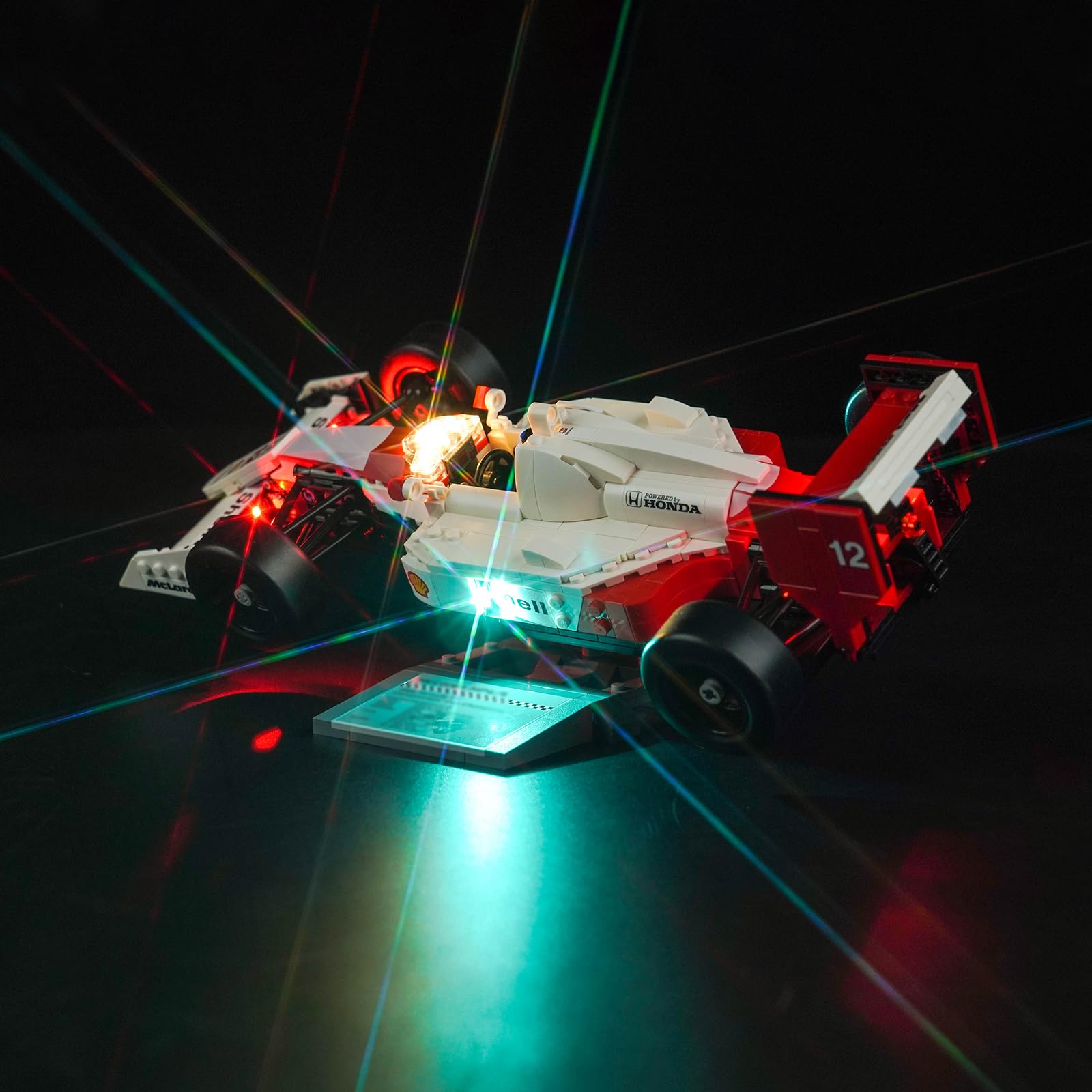 Light Kit for Lego McLaren MP4/4 & Ayrton Senna, Lighting Set for Lego 10330 Icons McLaren MP4/4 & Ayrton Senna Vehicle Set