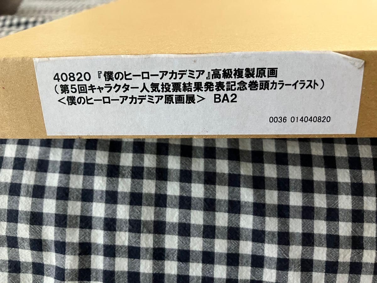 Amazon.co.jp: 僕のヒーローアカデミア 高級複製原画 ヒロアカ 第5回 